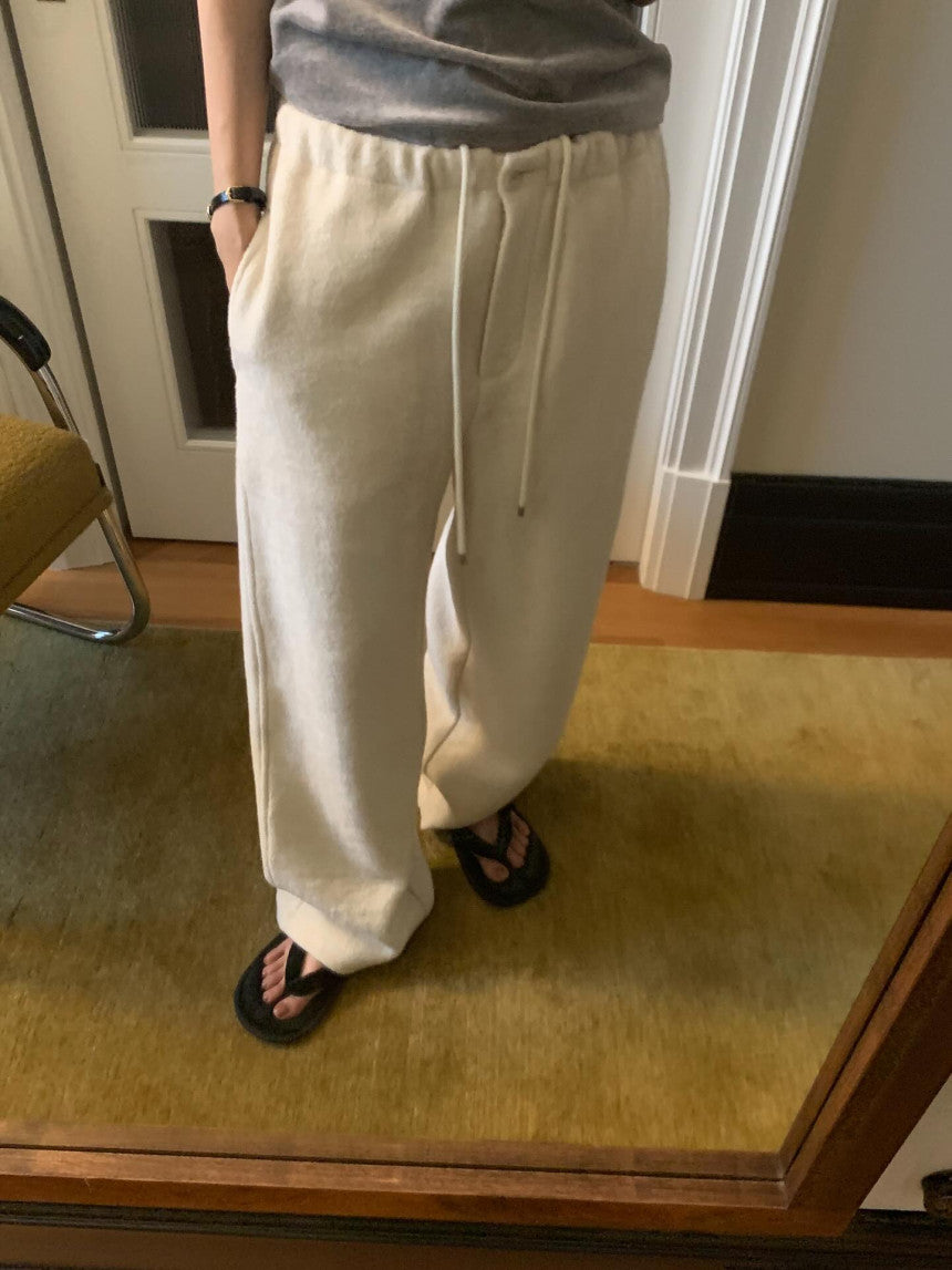 roi wool banding pants-3col