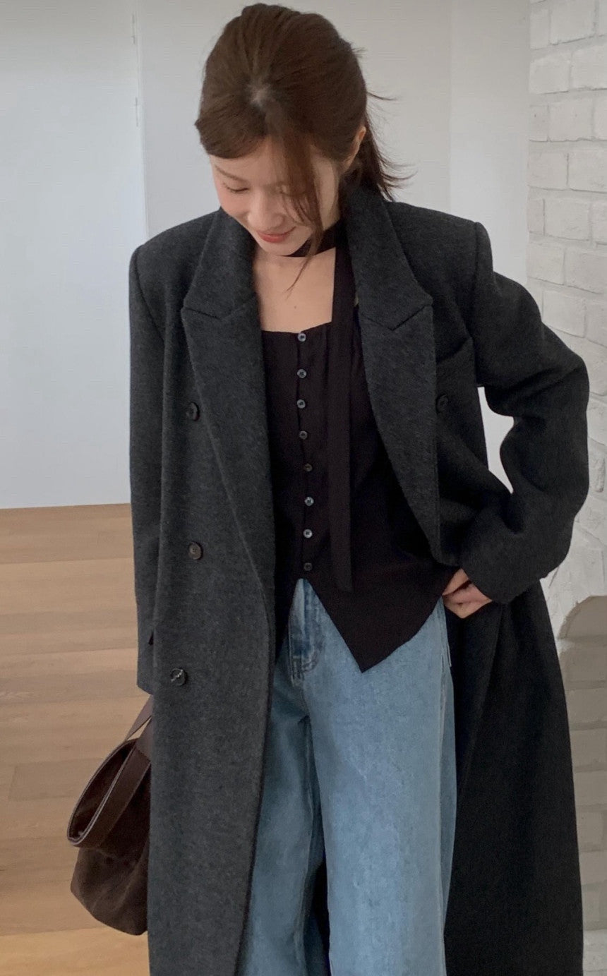 Mute wool blouse-4col