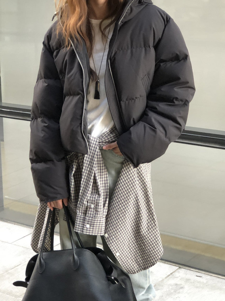 Noa hood duck down padding-3col