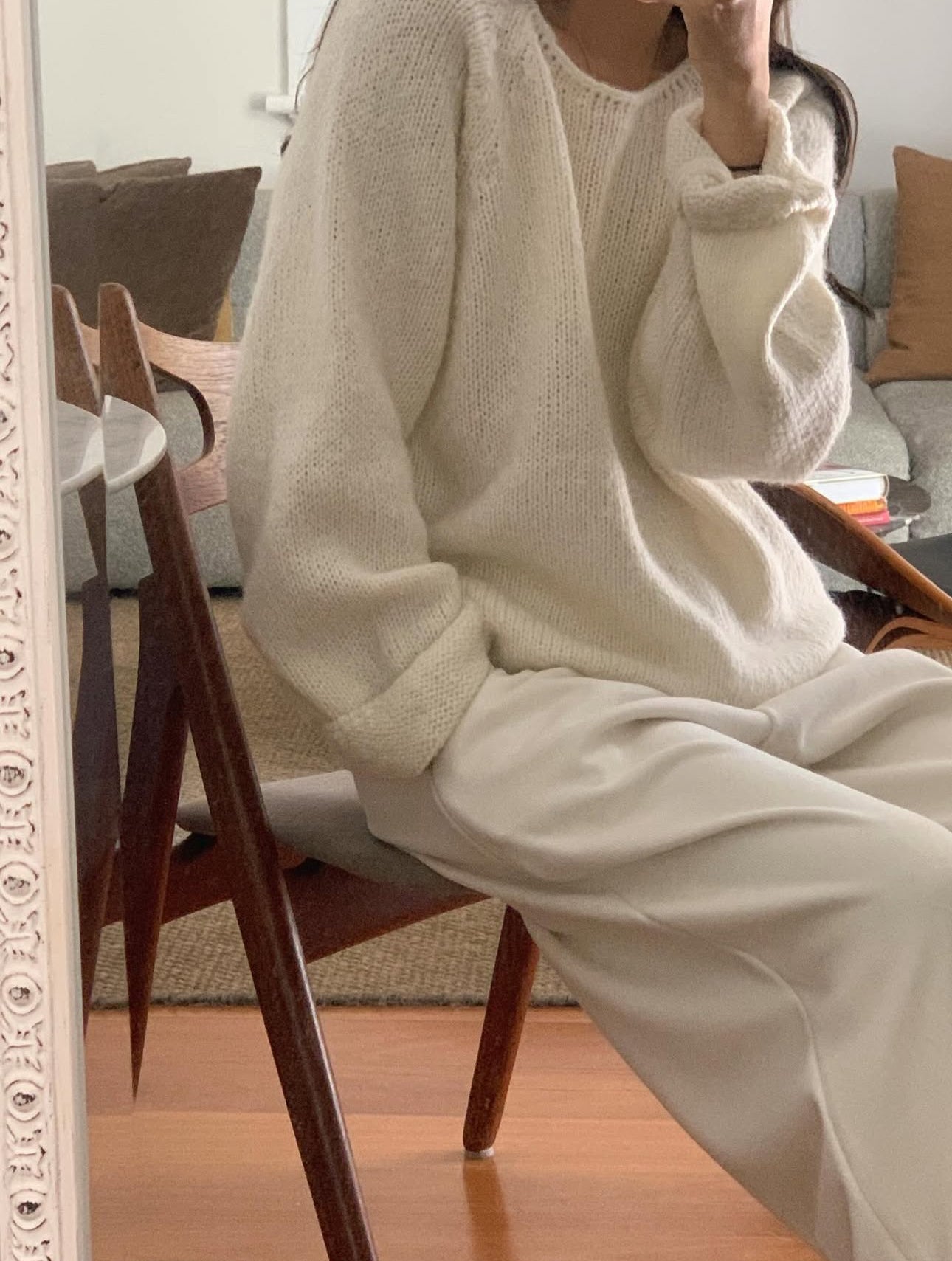 liter heary alpaca knit-3col