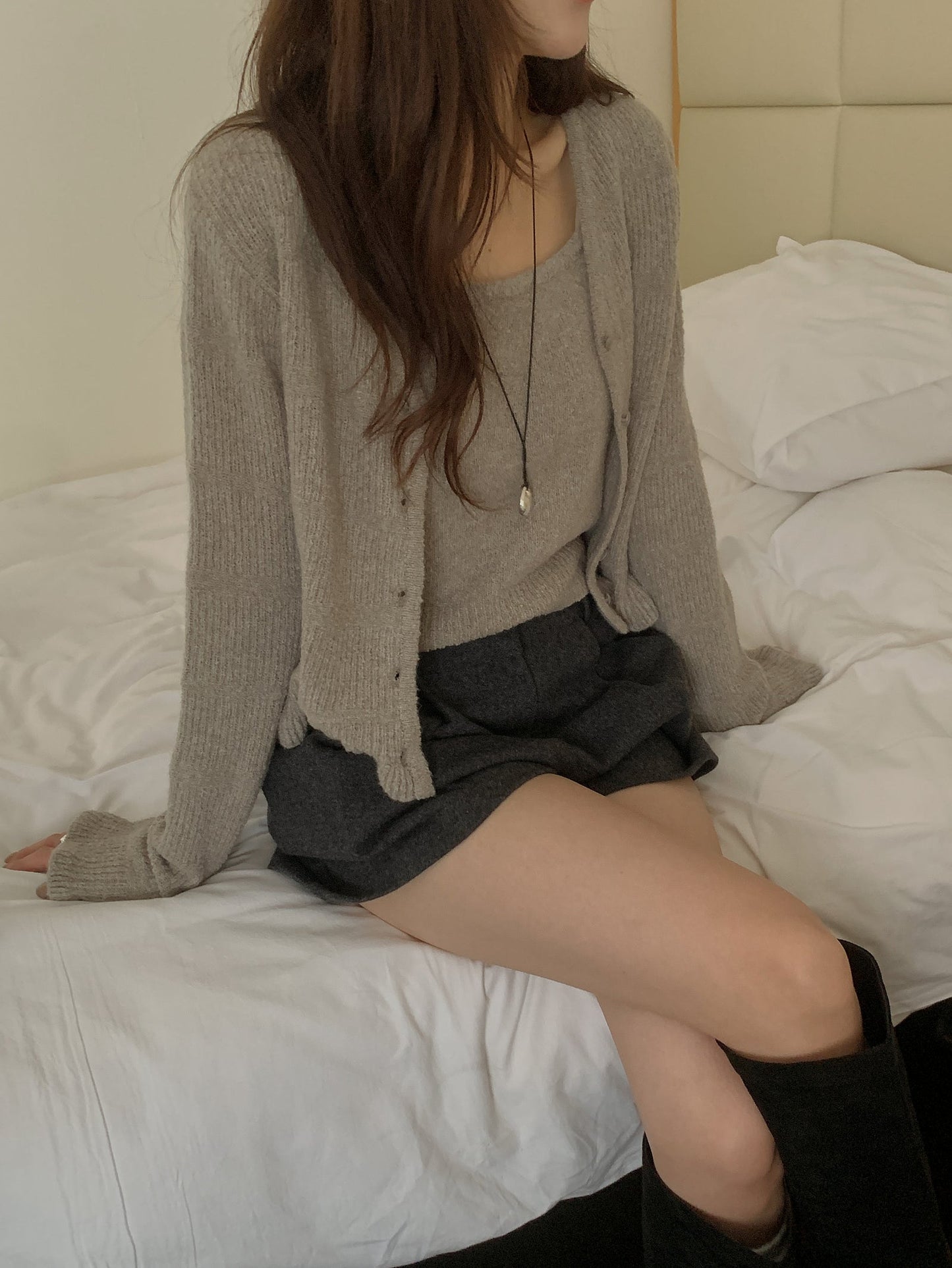 Corr bustier&cardigan-3col