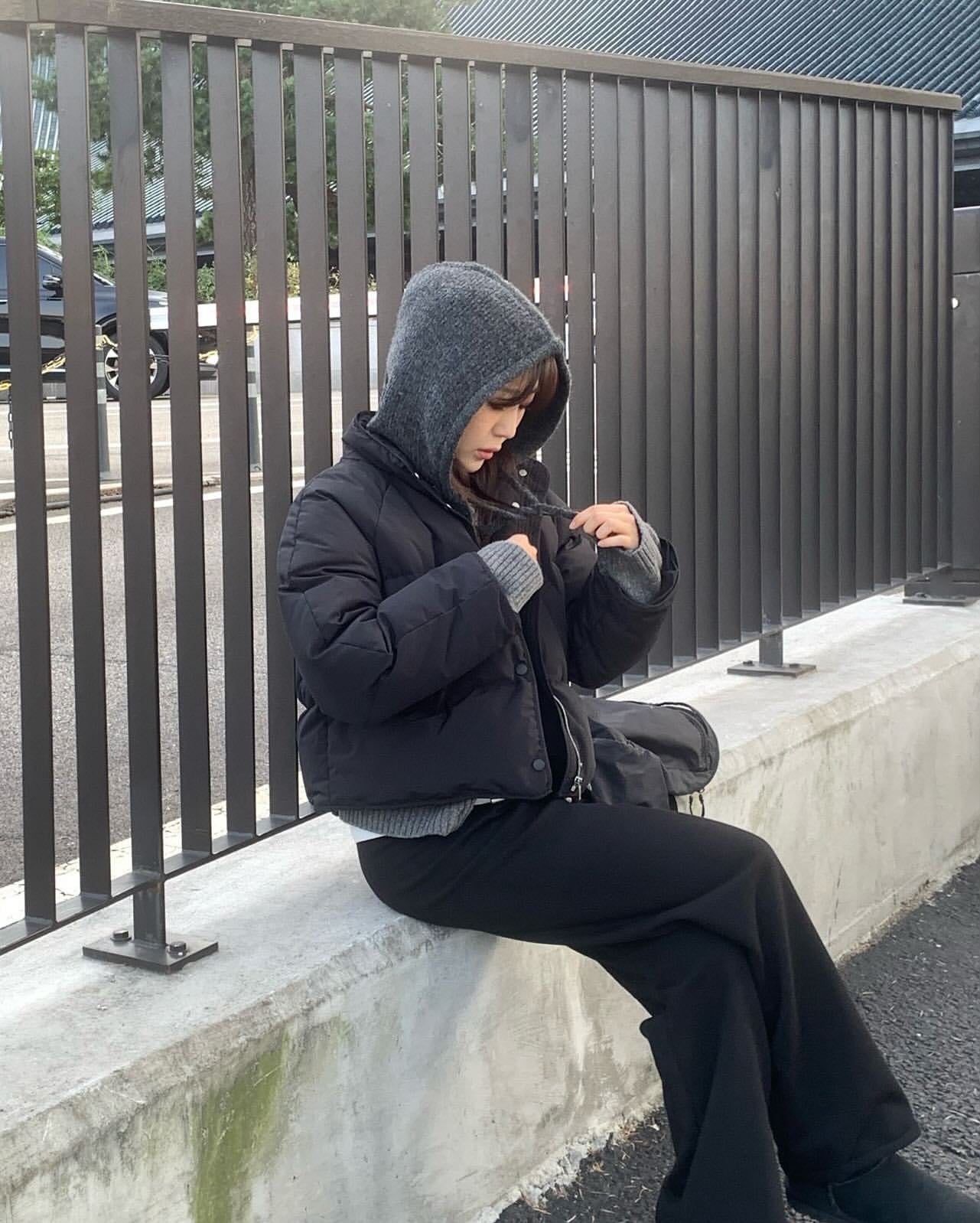 Carol goosedown short padding-2col