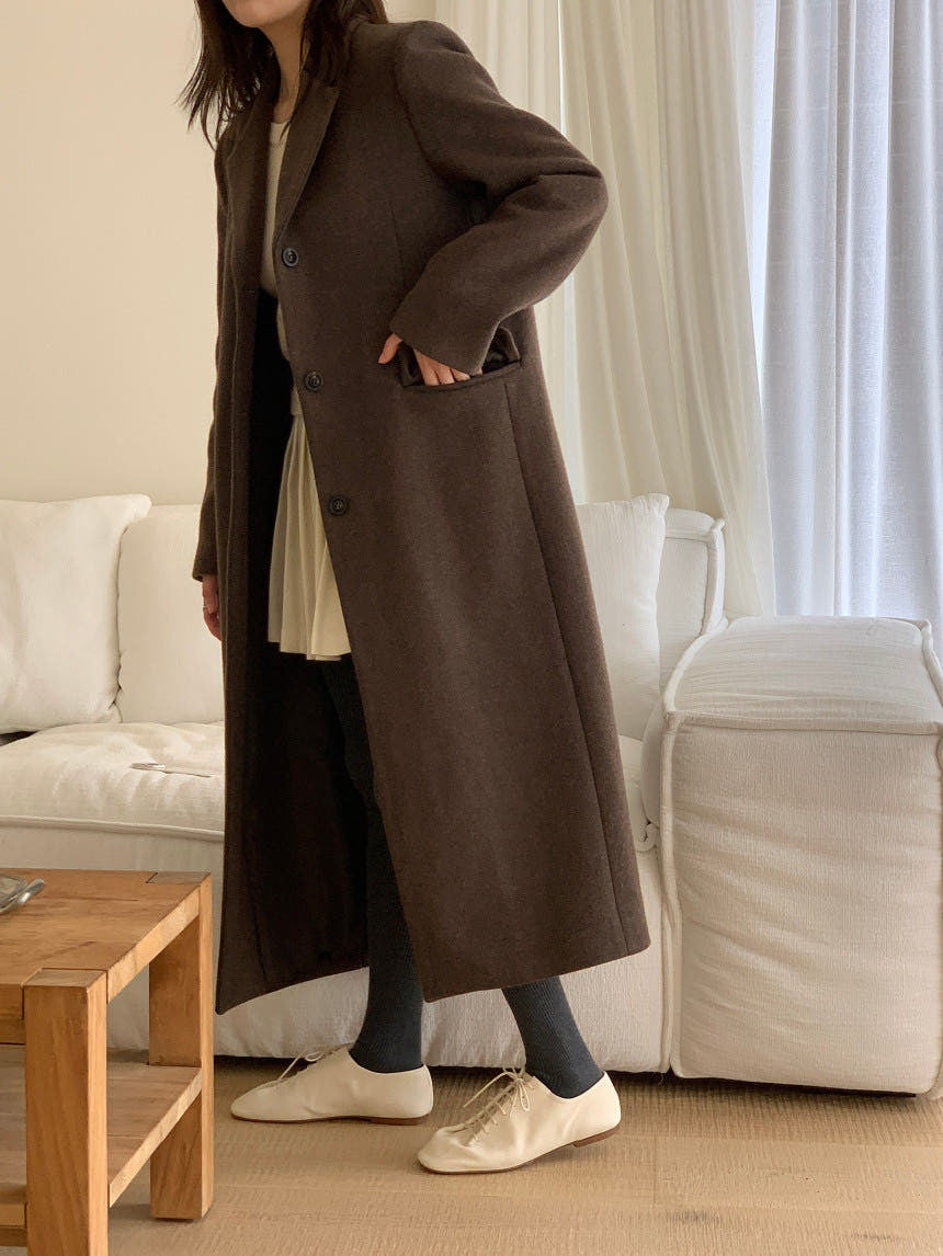 Wool single coat-3col