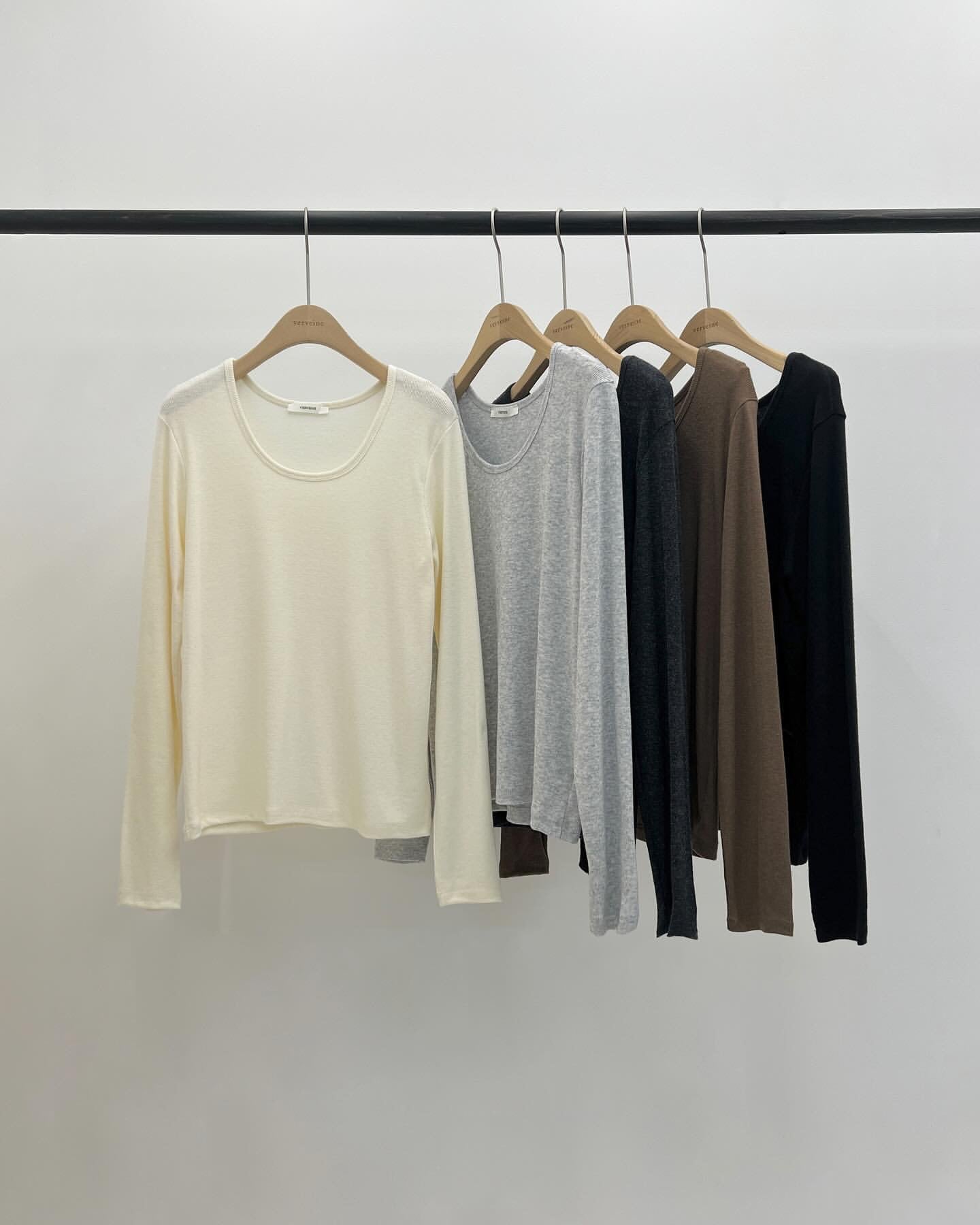 Noma wool scoop-neck T-5col