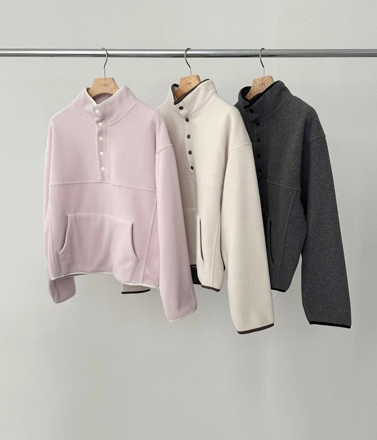 liter snow fleece high neck MTM-3col