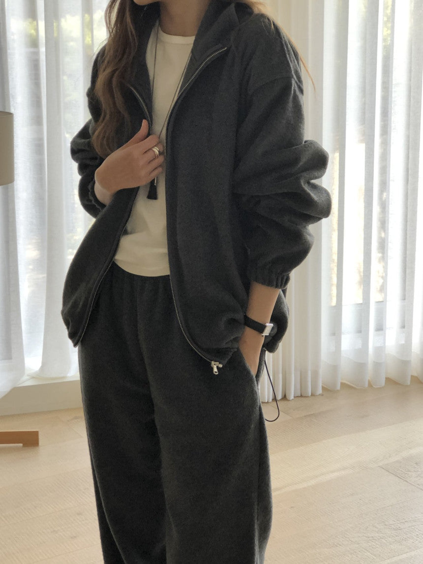 Luzern fleece zip up&pants-3col