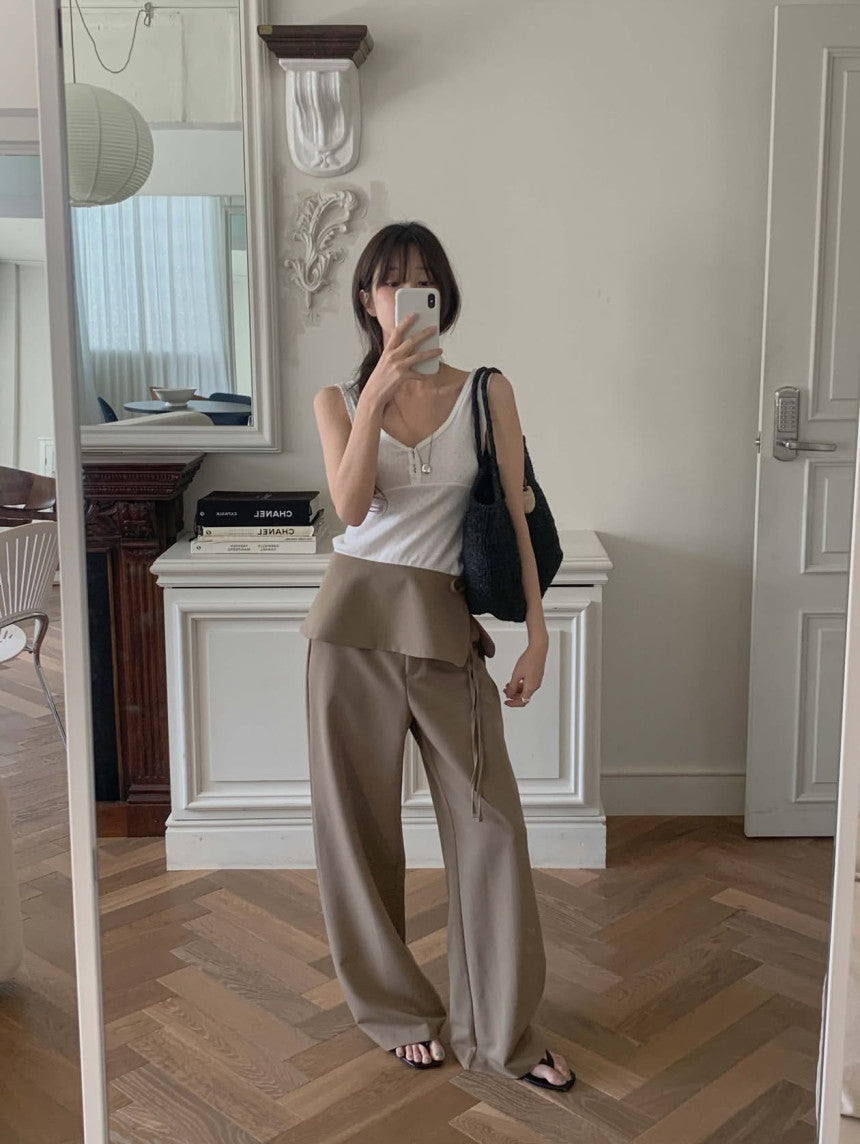 wrap slacks set-3col
