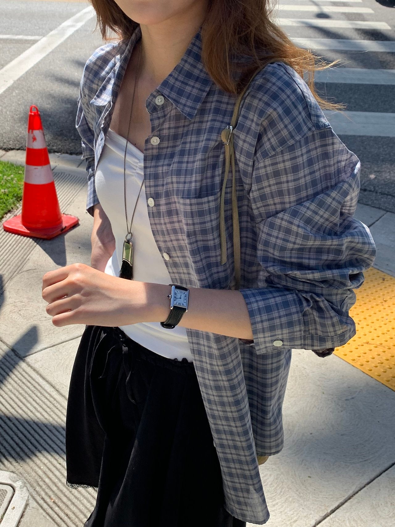 Halen check shirt-2col