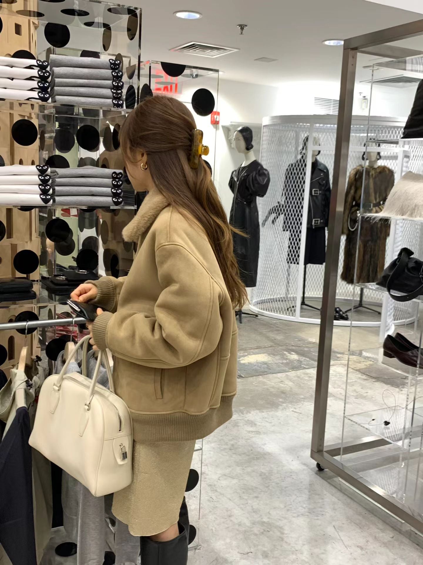 Ounce glitter banding skirt-2col