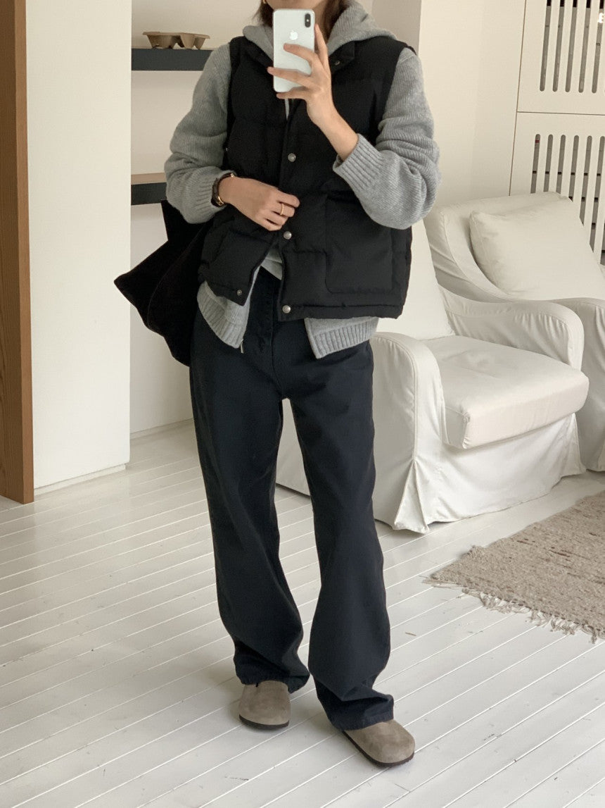 Bloom duckdown vest-3col