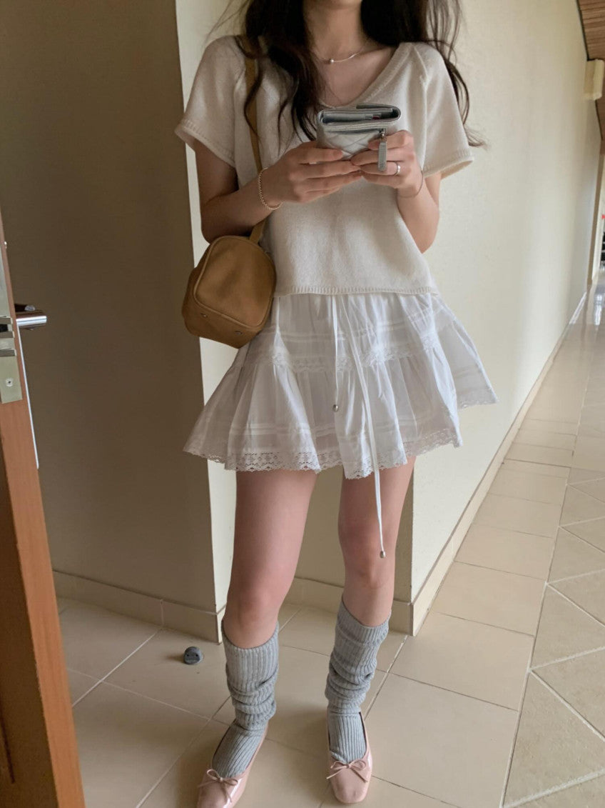hanji v neck knit-3col