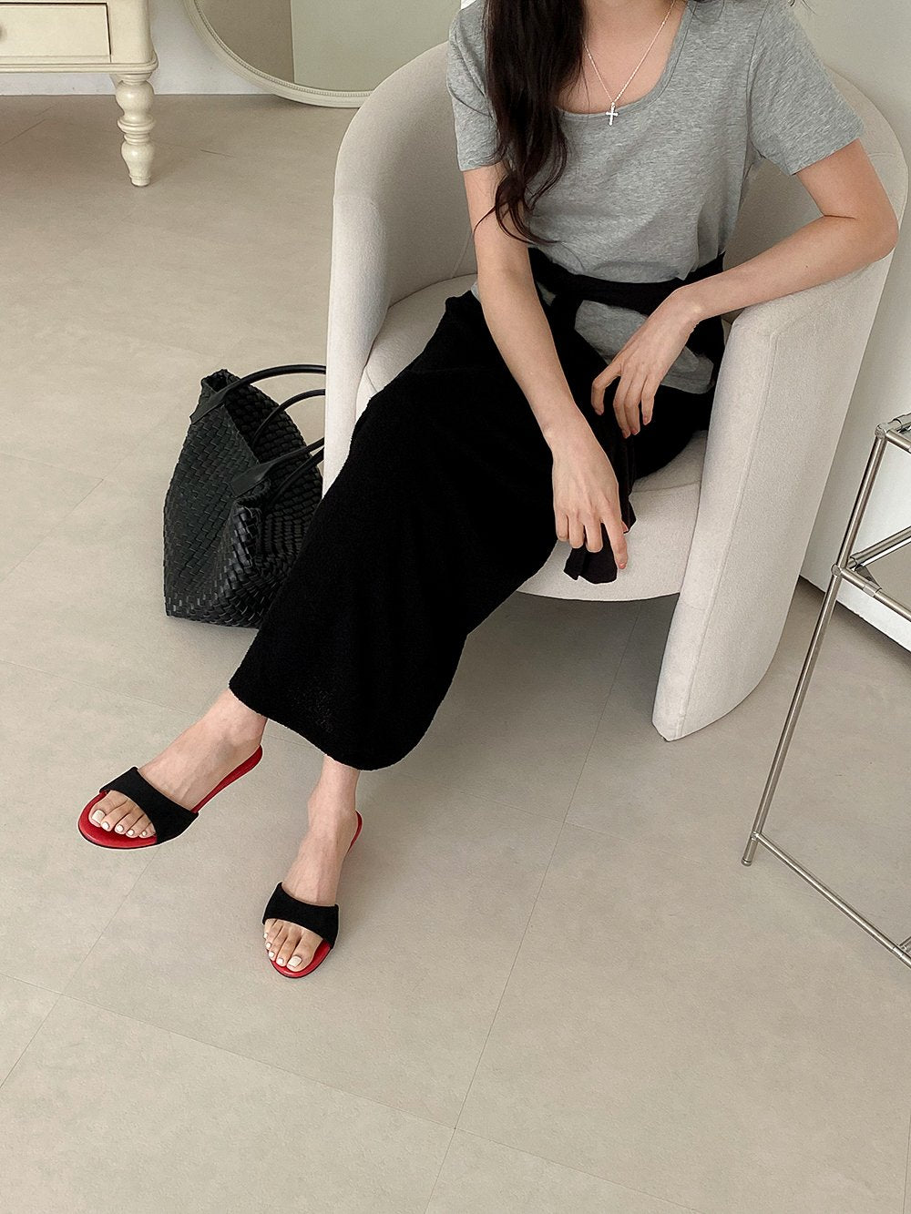 Tope Wedge Mule