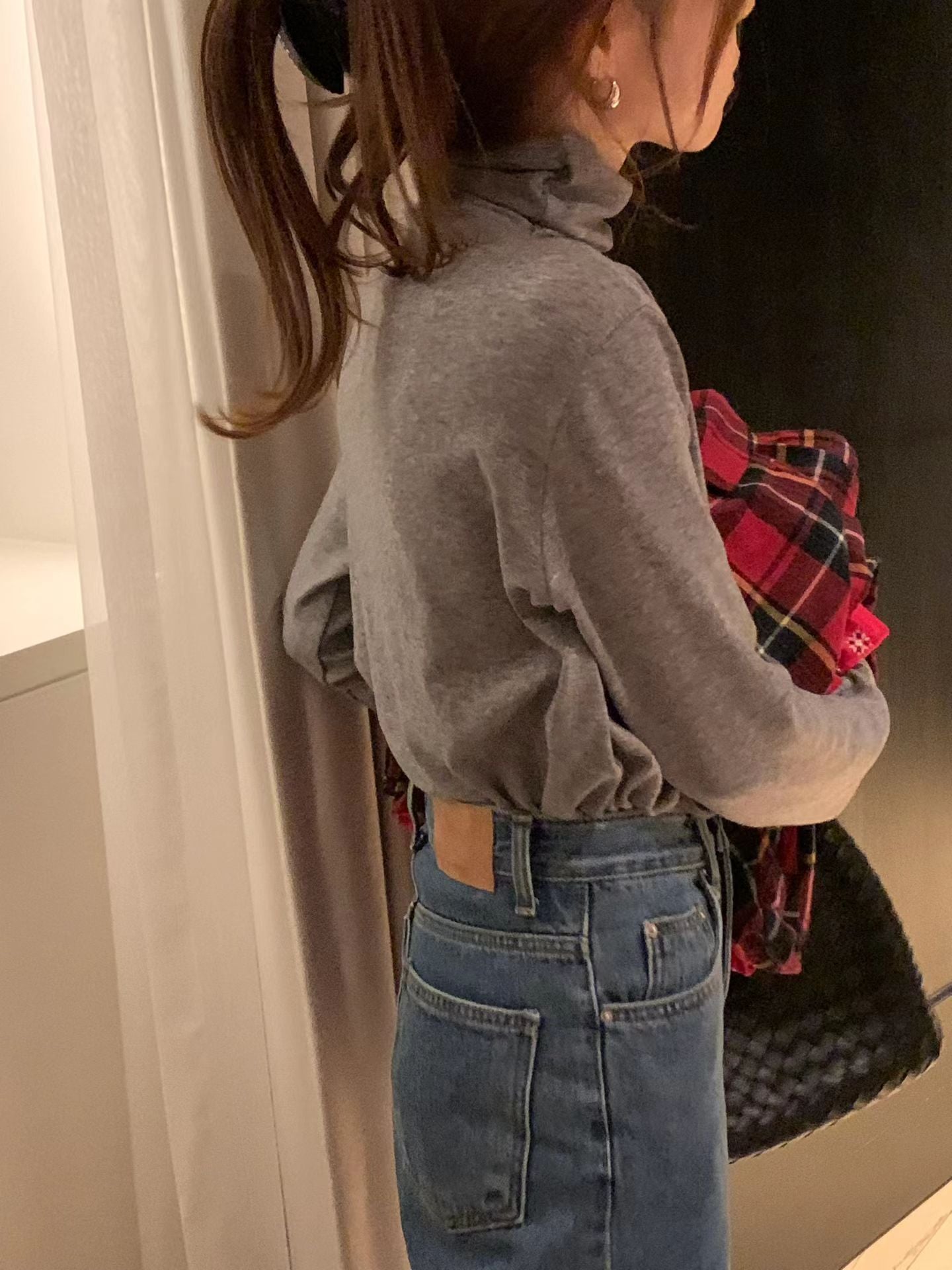 Ounce bow deep blue denim