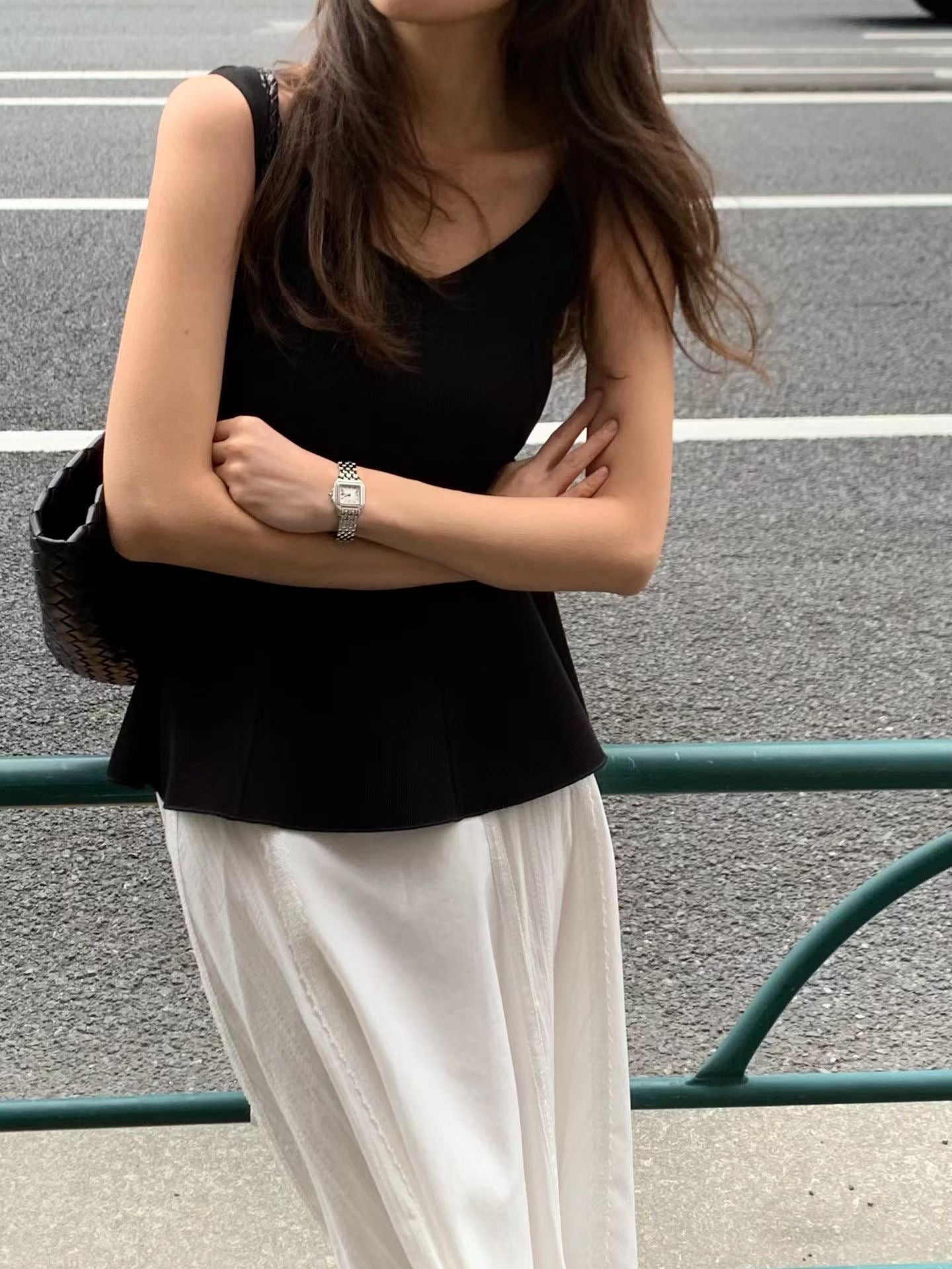 Ounce nas flare blouse-2col