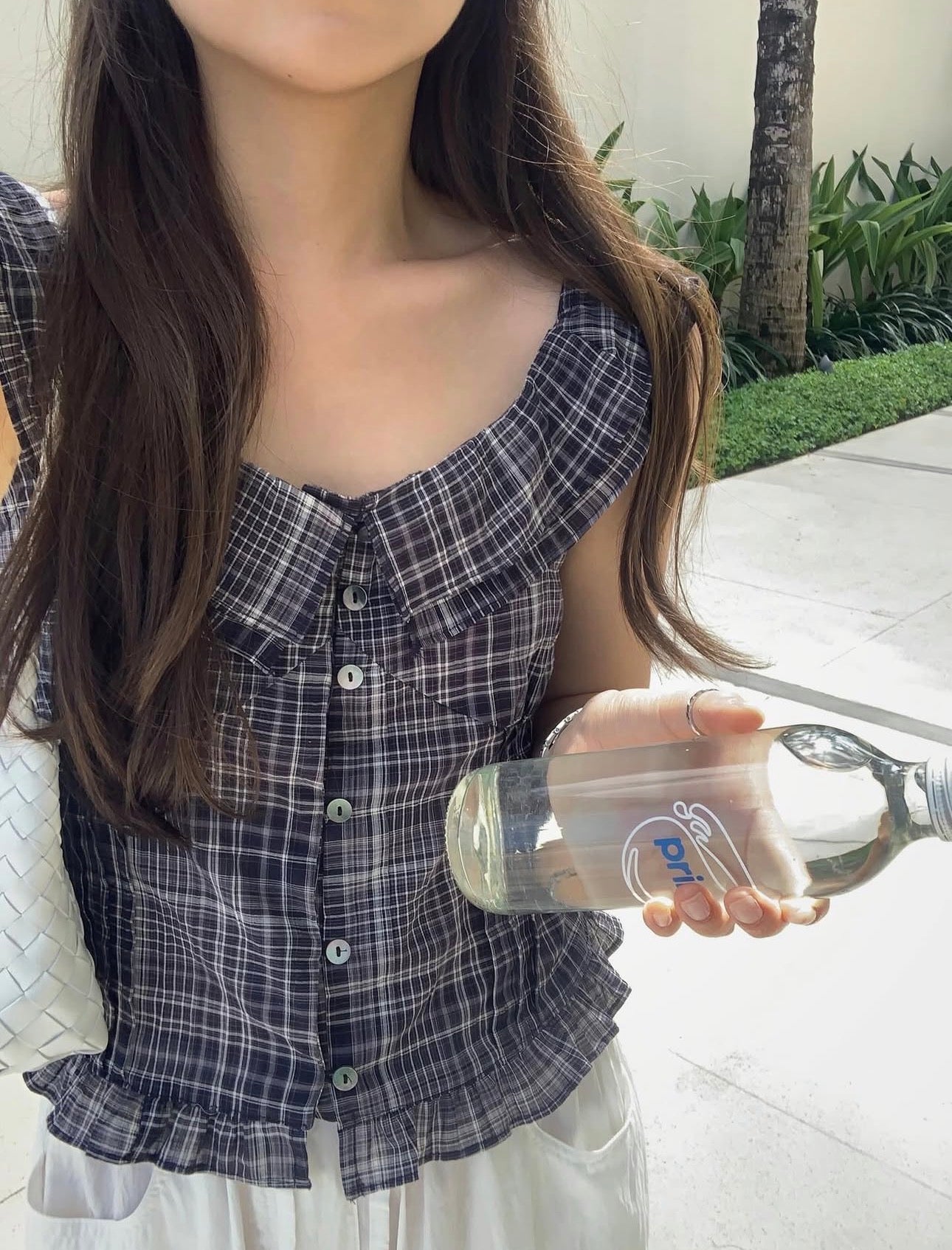 liter sweetie frill blouse-2col