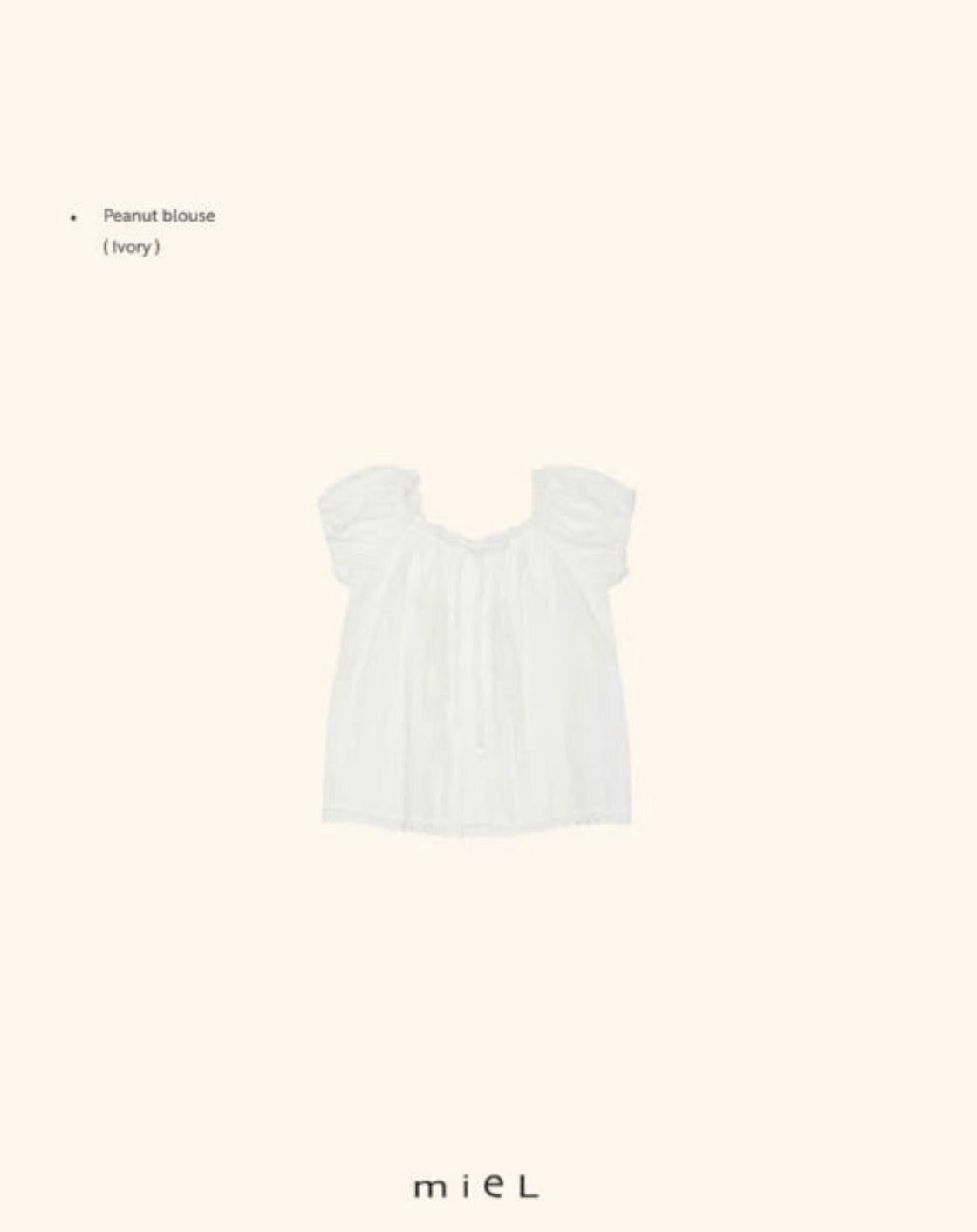 Peanut blouse