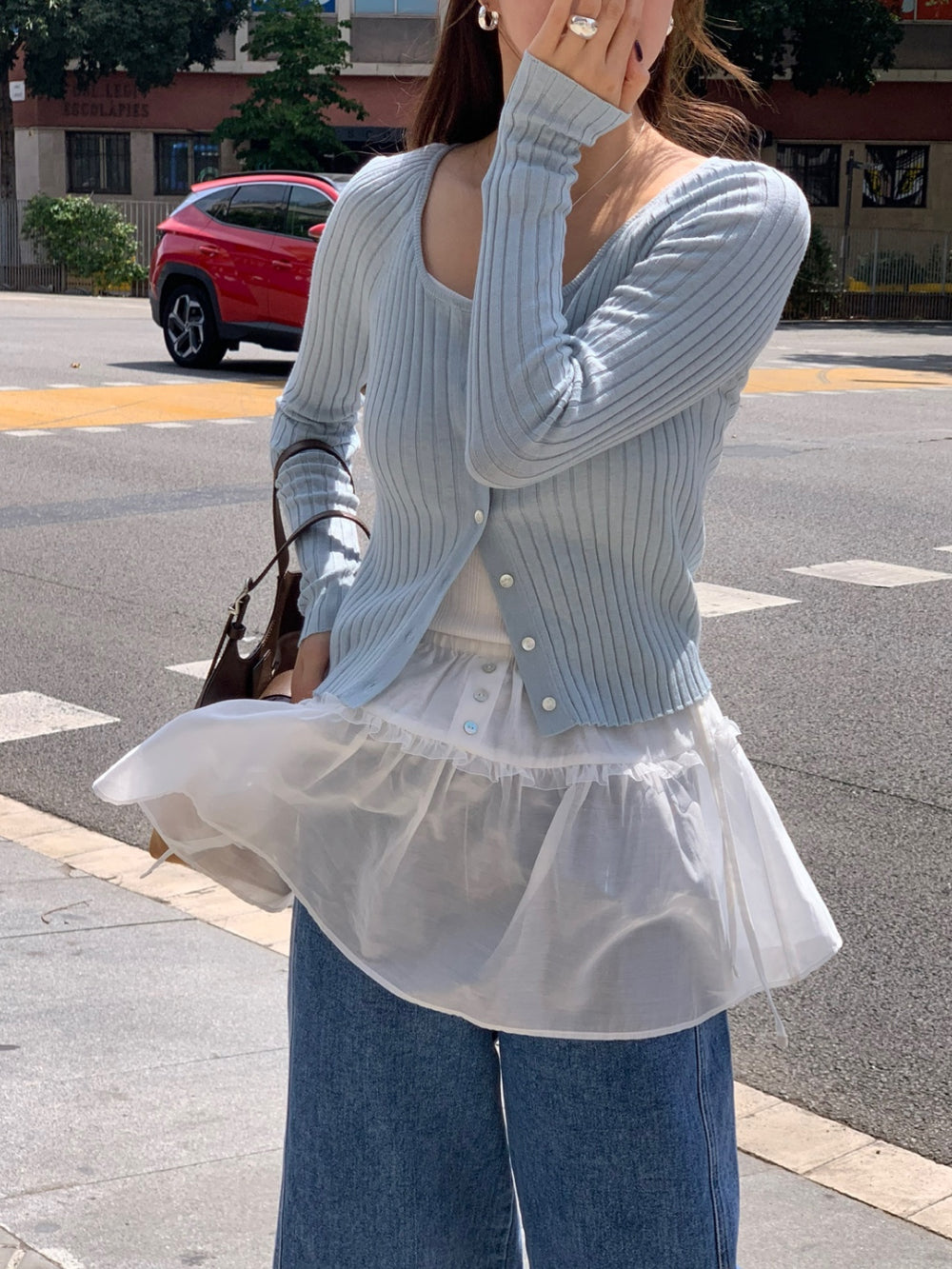 jivri layered skirt