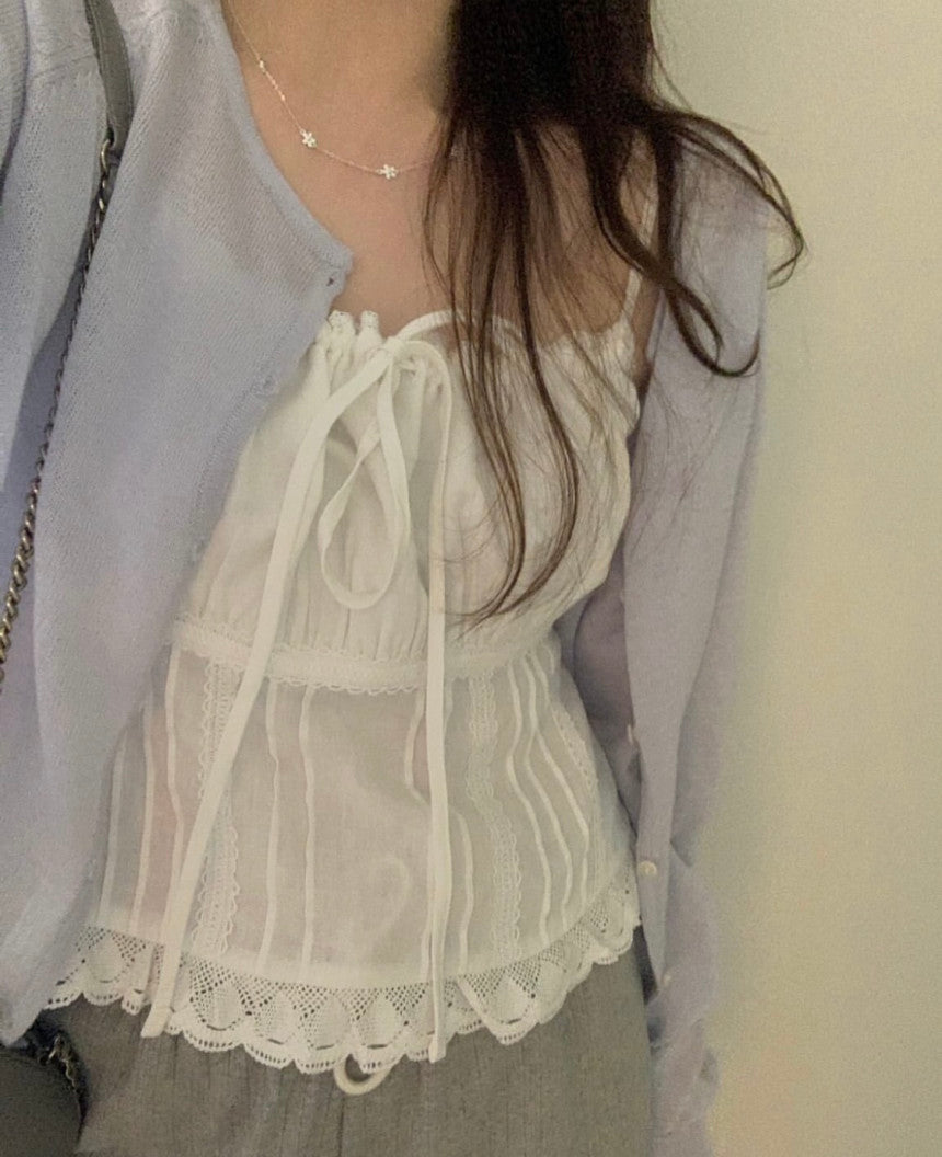 loose linen cardigan-5col