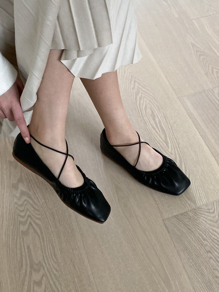soft shirring flat