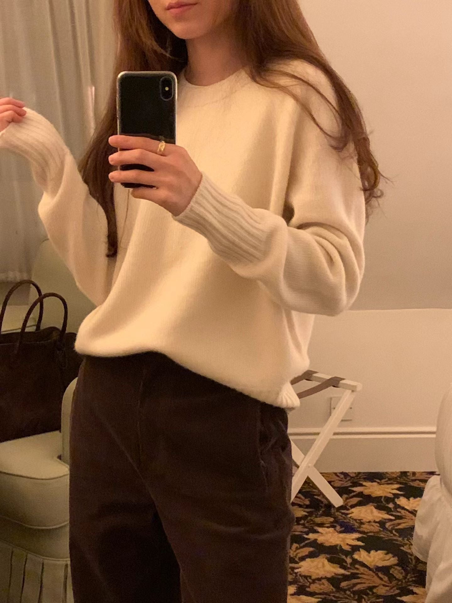 Ounce marine cash round knit-3col