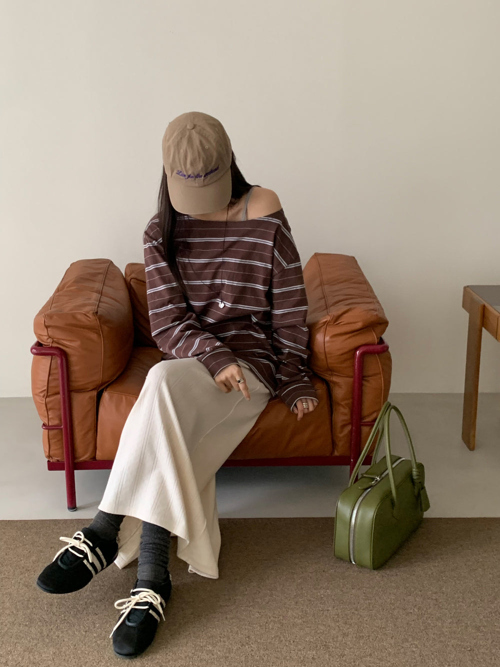 Celine off shoulder T-4col