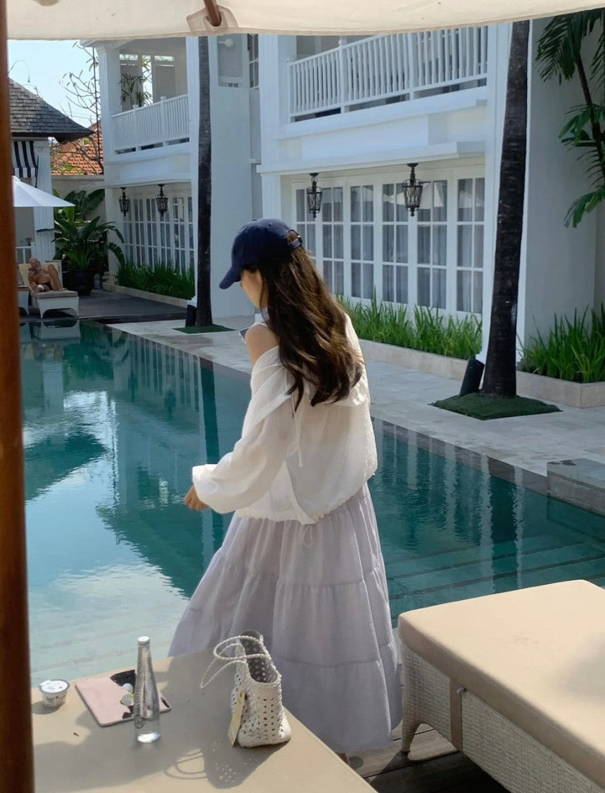 liter pino s.t hood blouse-2col