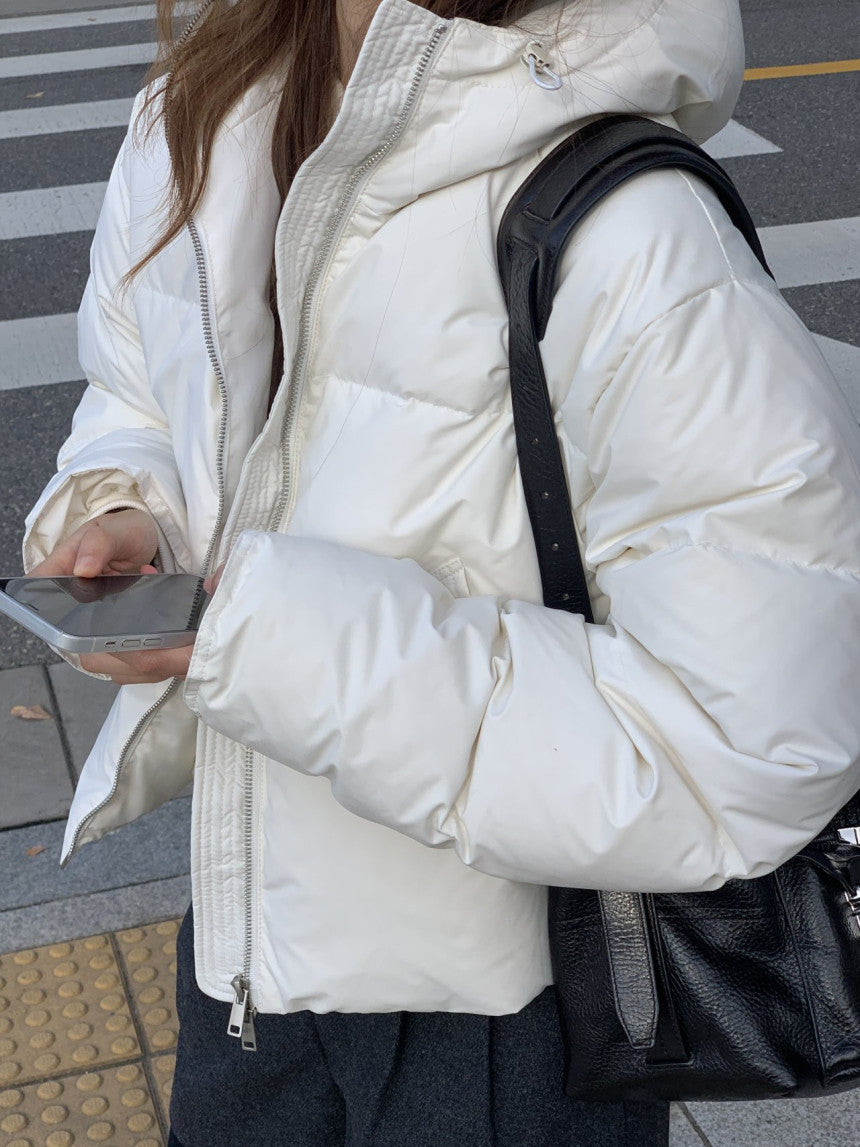 Noa hood duck down padding-3col