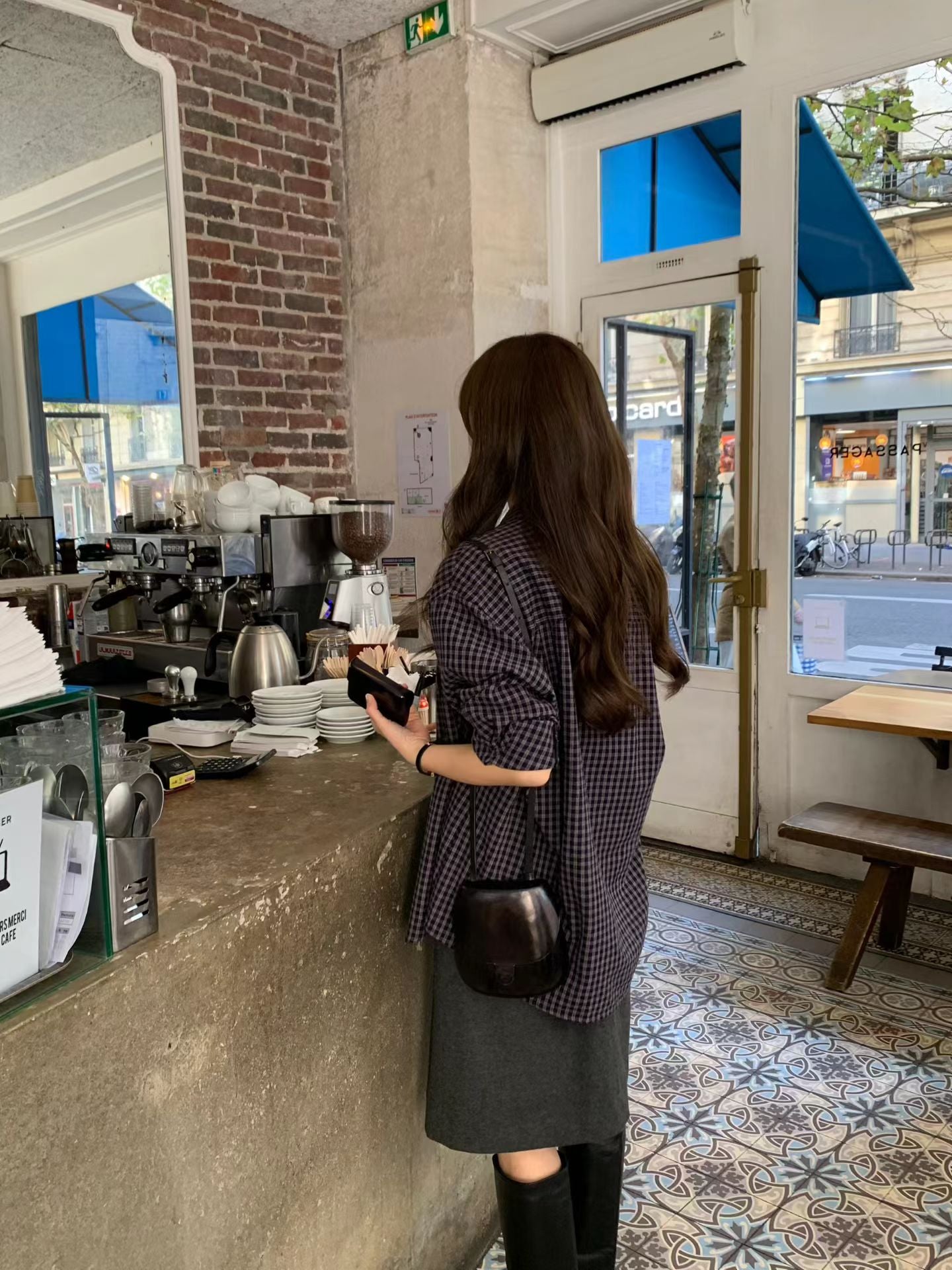 Ounce asto wool midi skirt-3col