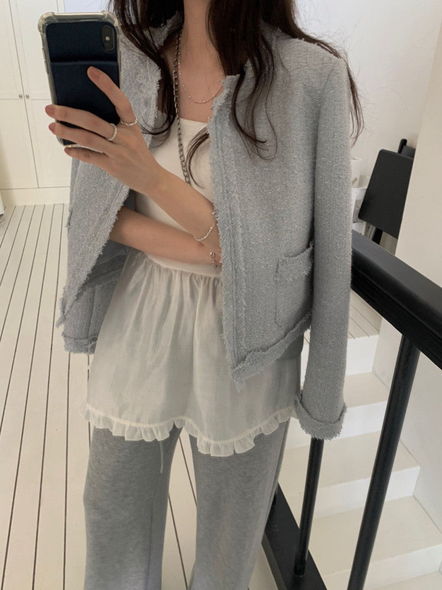 aida tweed jacket-2col