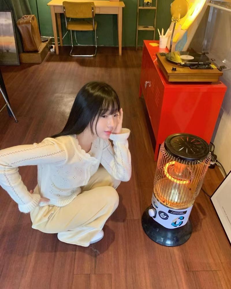 snow fleece wide pants-5col