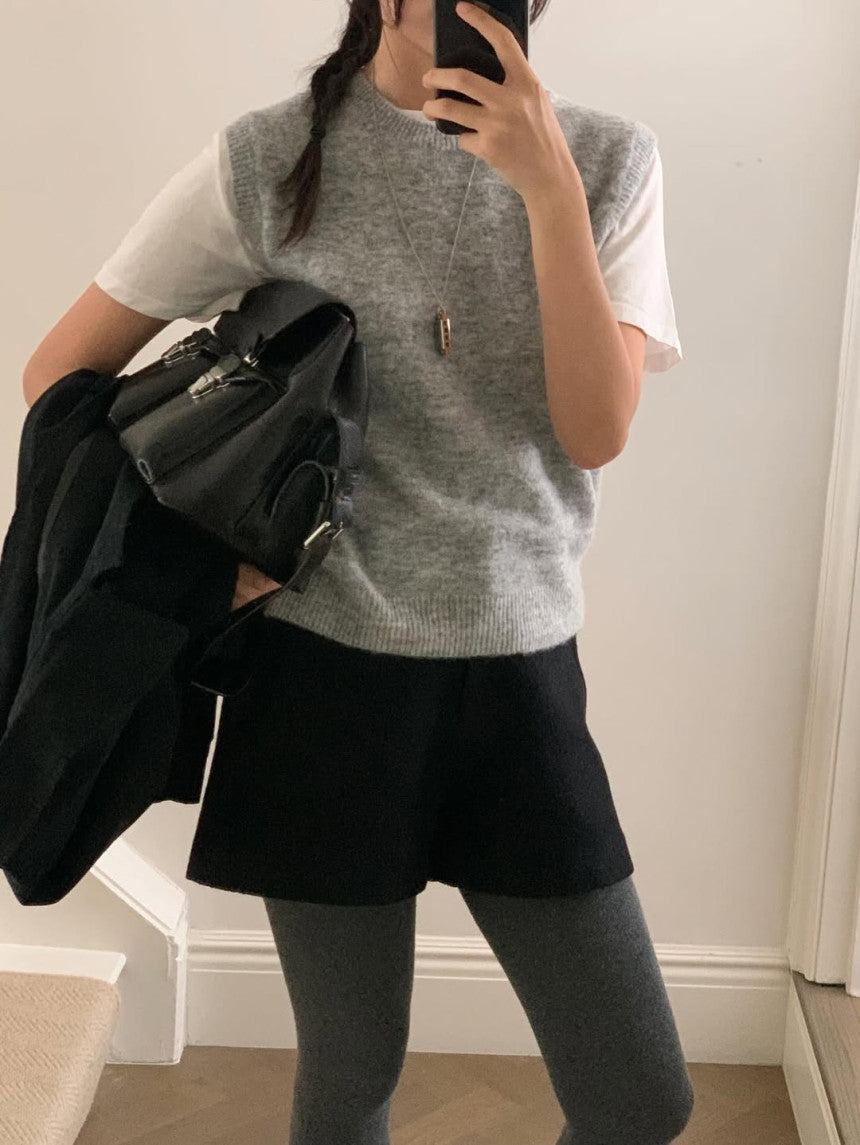 Foe alpaca vest-3col