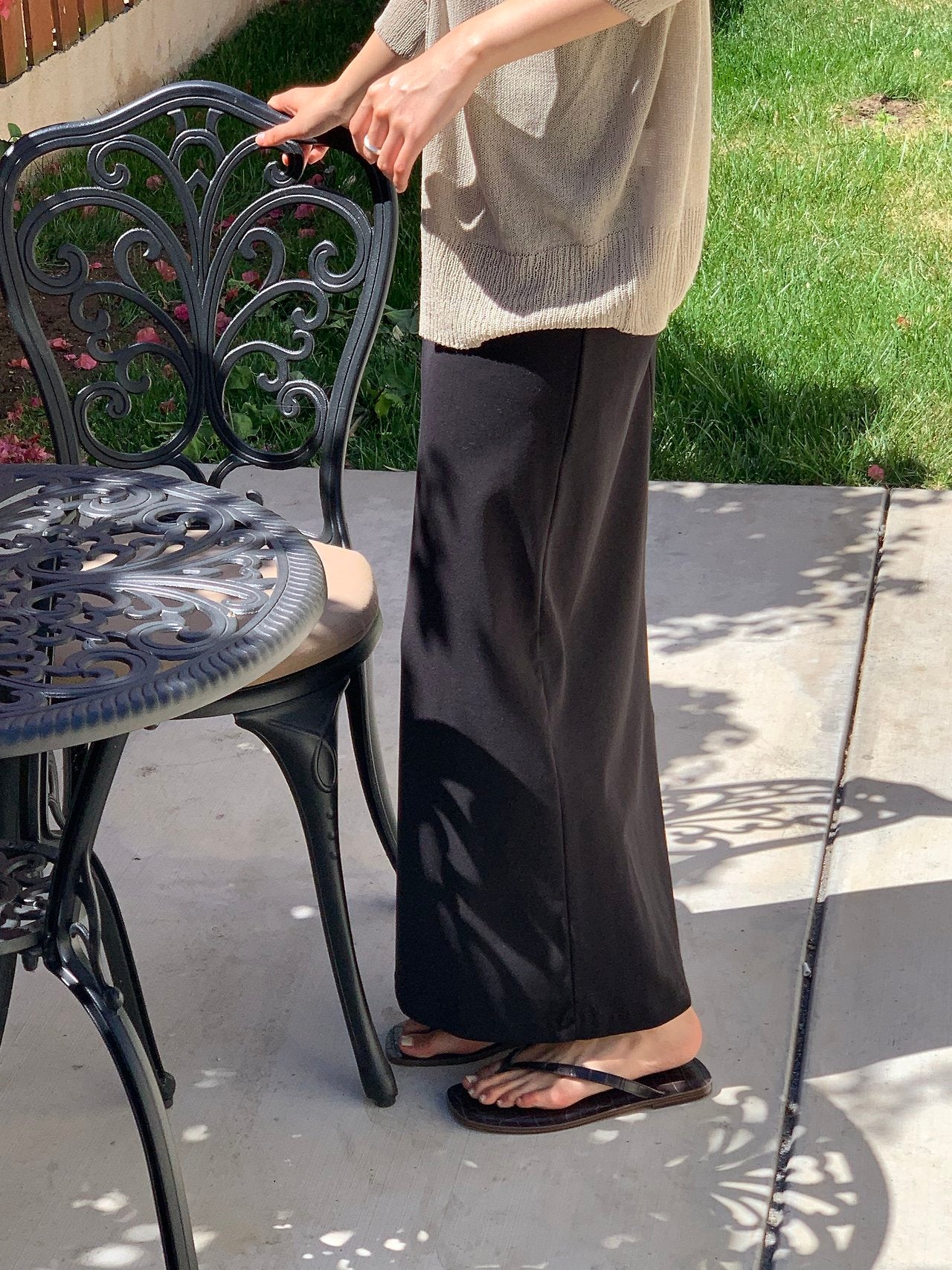 Rive jersey long skirt-4col