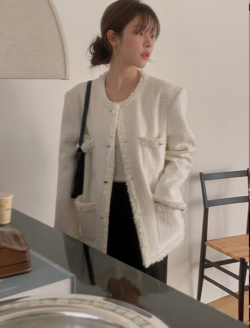 Edga tweed jacket-3col