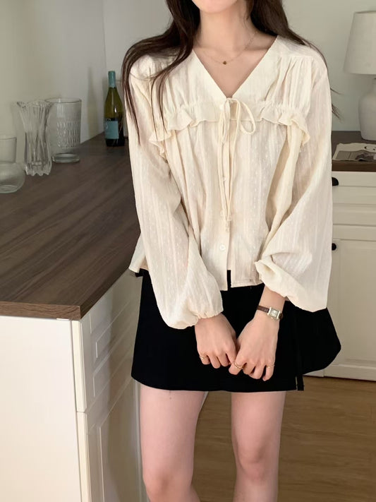 Lote lace blouse-2col