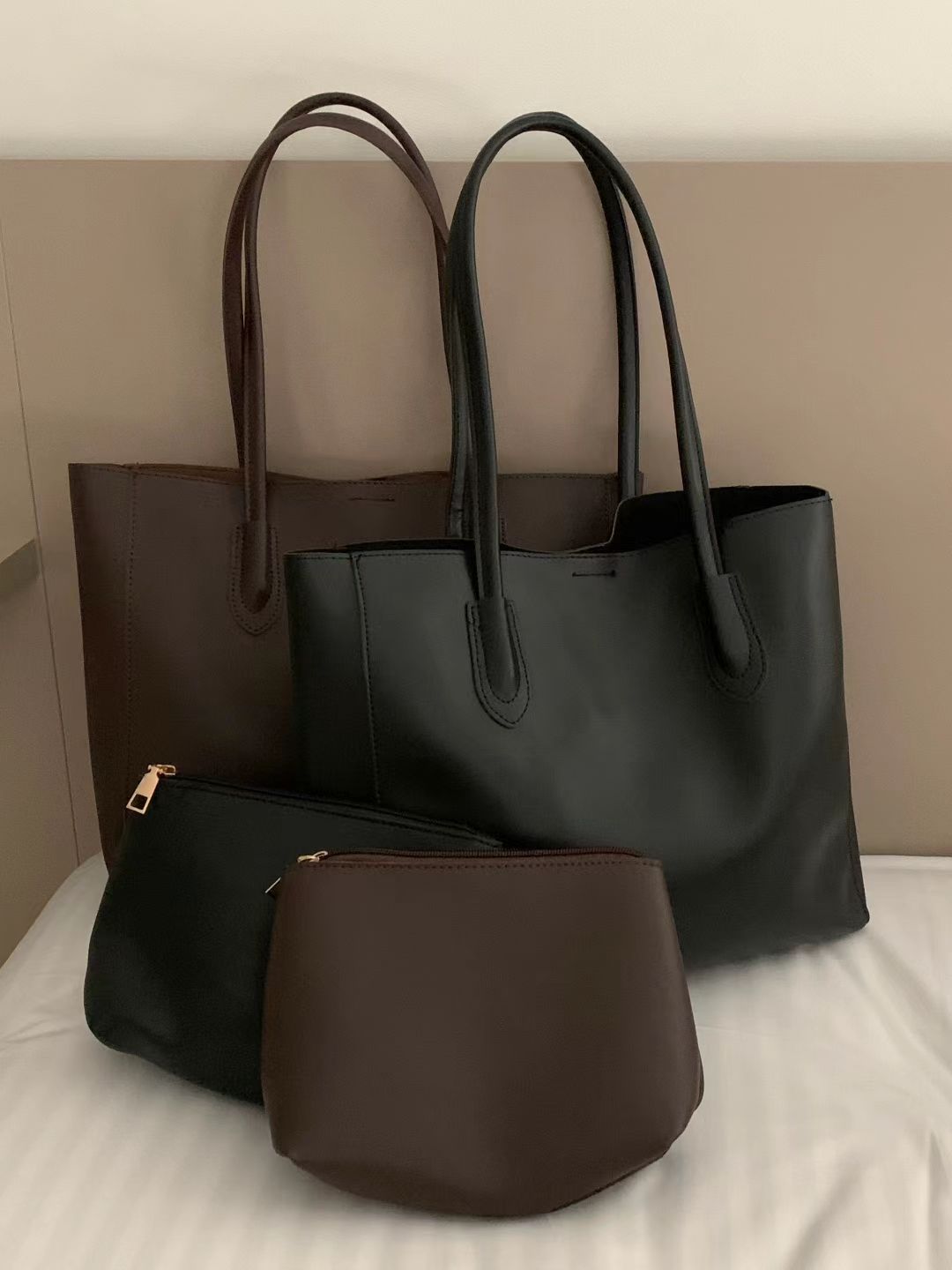 shoulder tote bag-2col