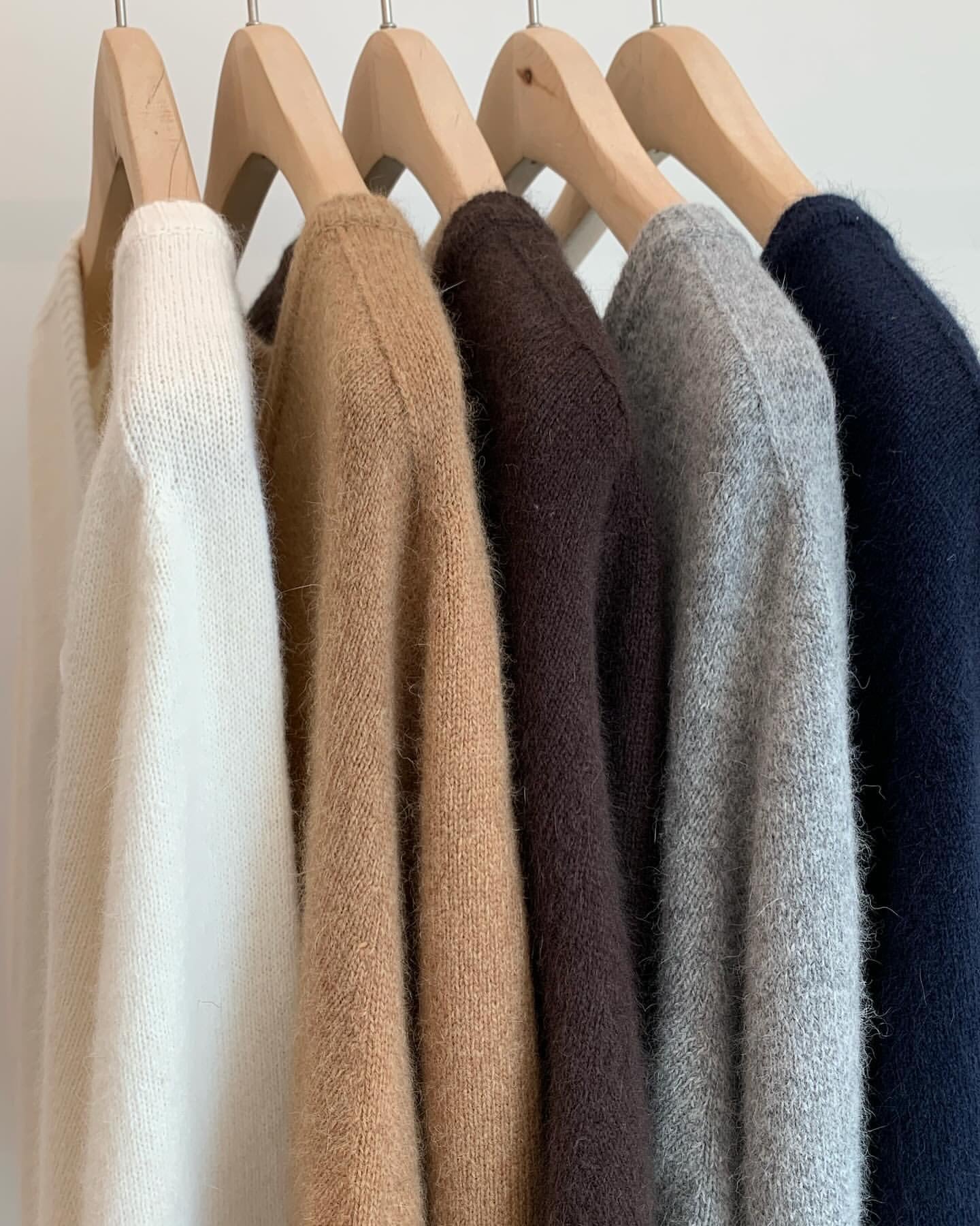 Cashmere airy knit-5col