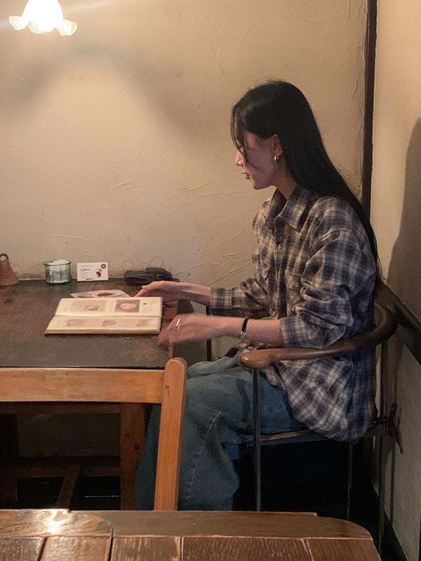 Jade check shirt-3col