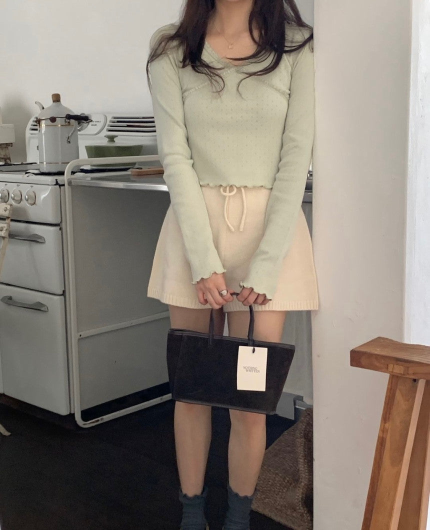 Ez knit shorts-4col