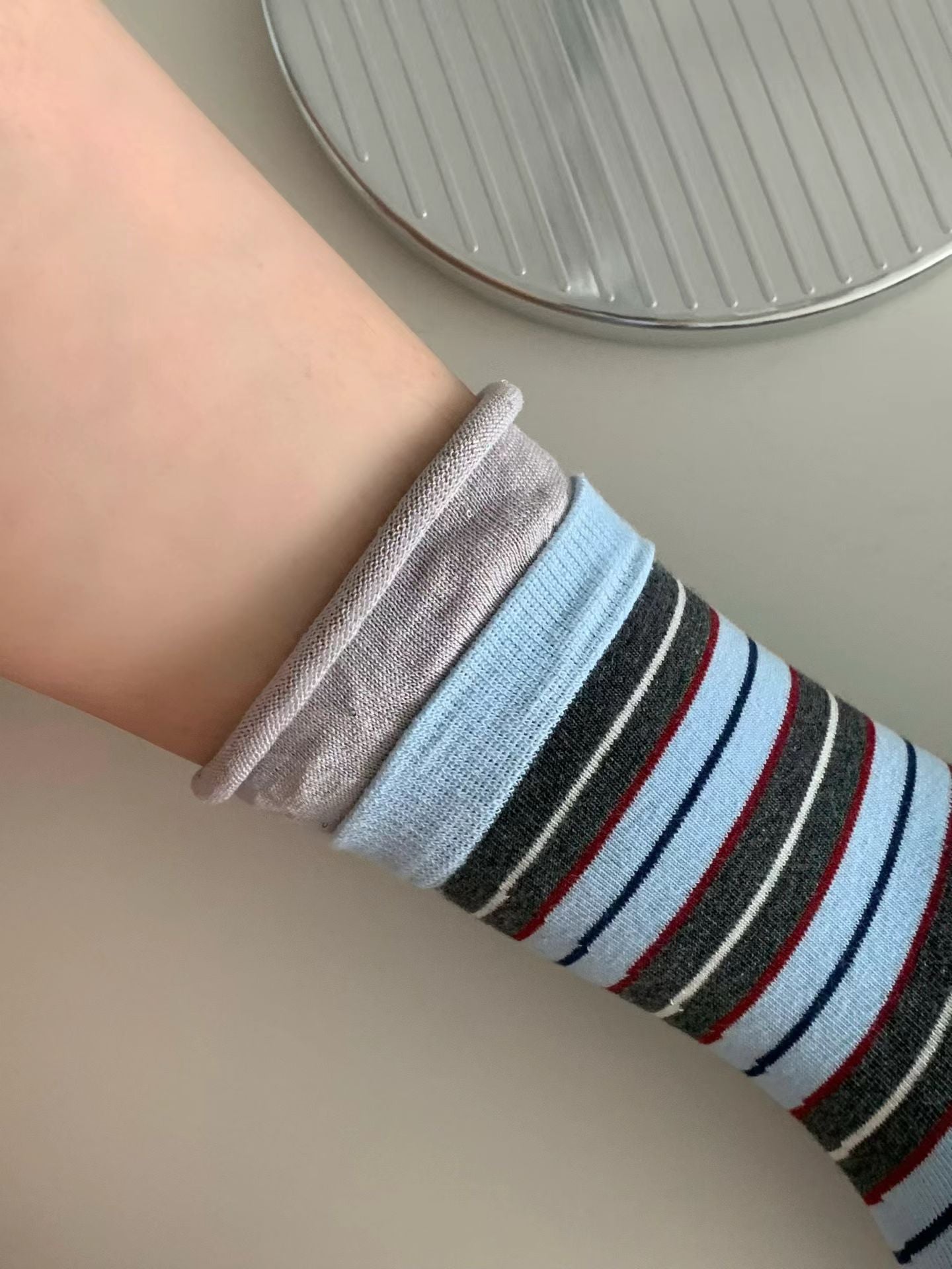 layered s.t socks