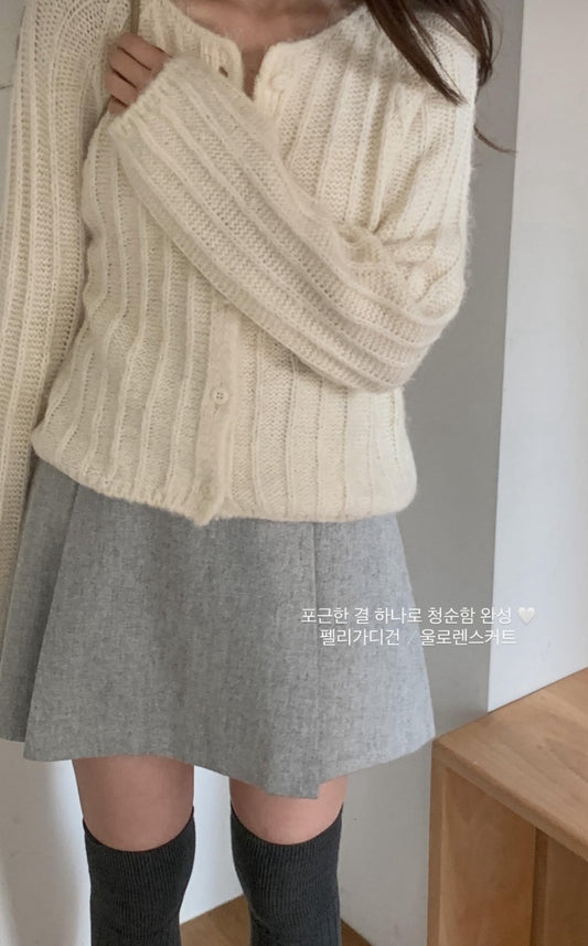 Felly 2way cardigan-3col