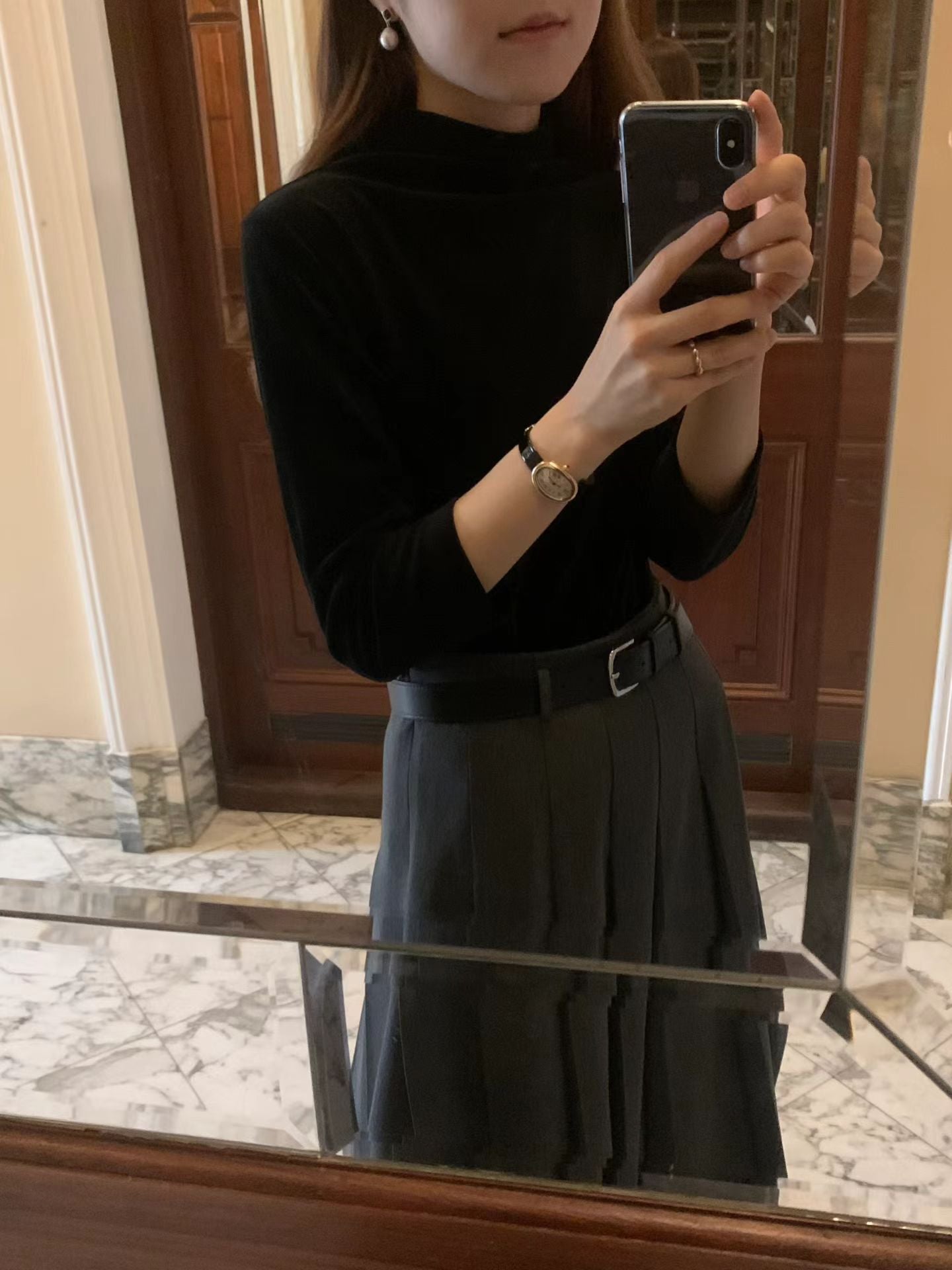 Ounce velvet pola T-2col