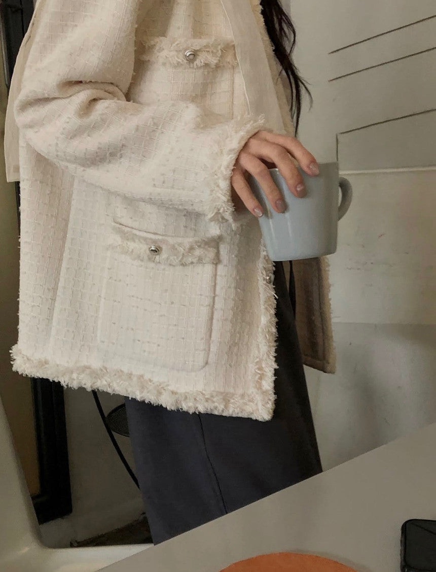 Edga tweed jacket-3col