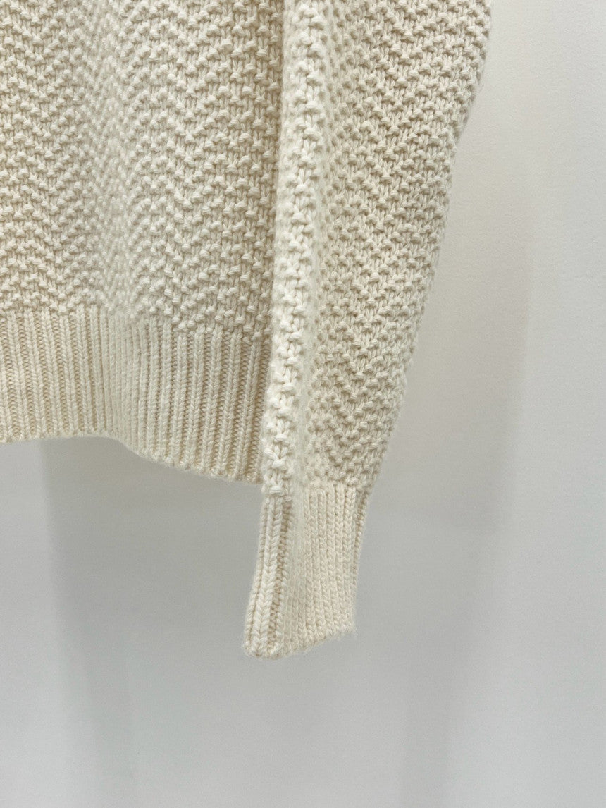 Brick wool cable knit-3col