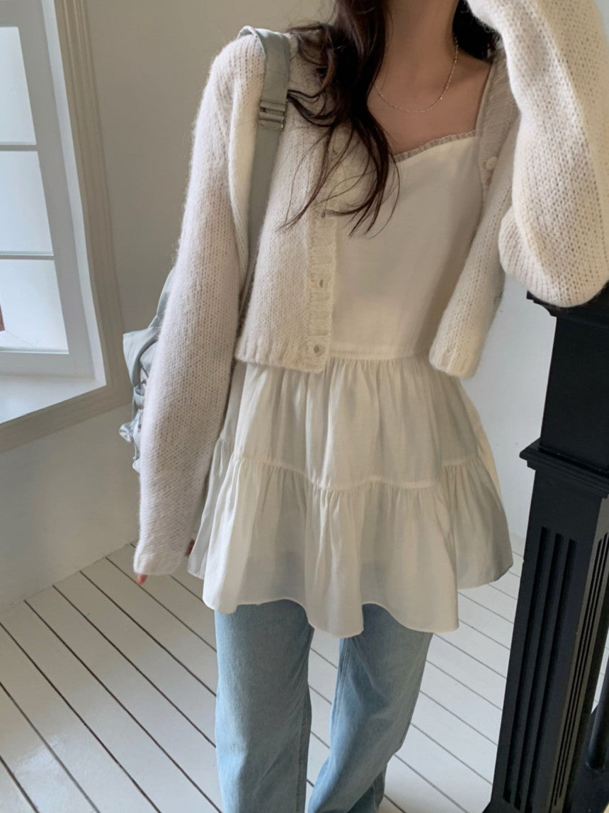 即納 Heart frill onepiece