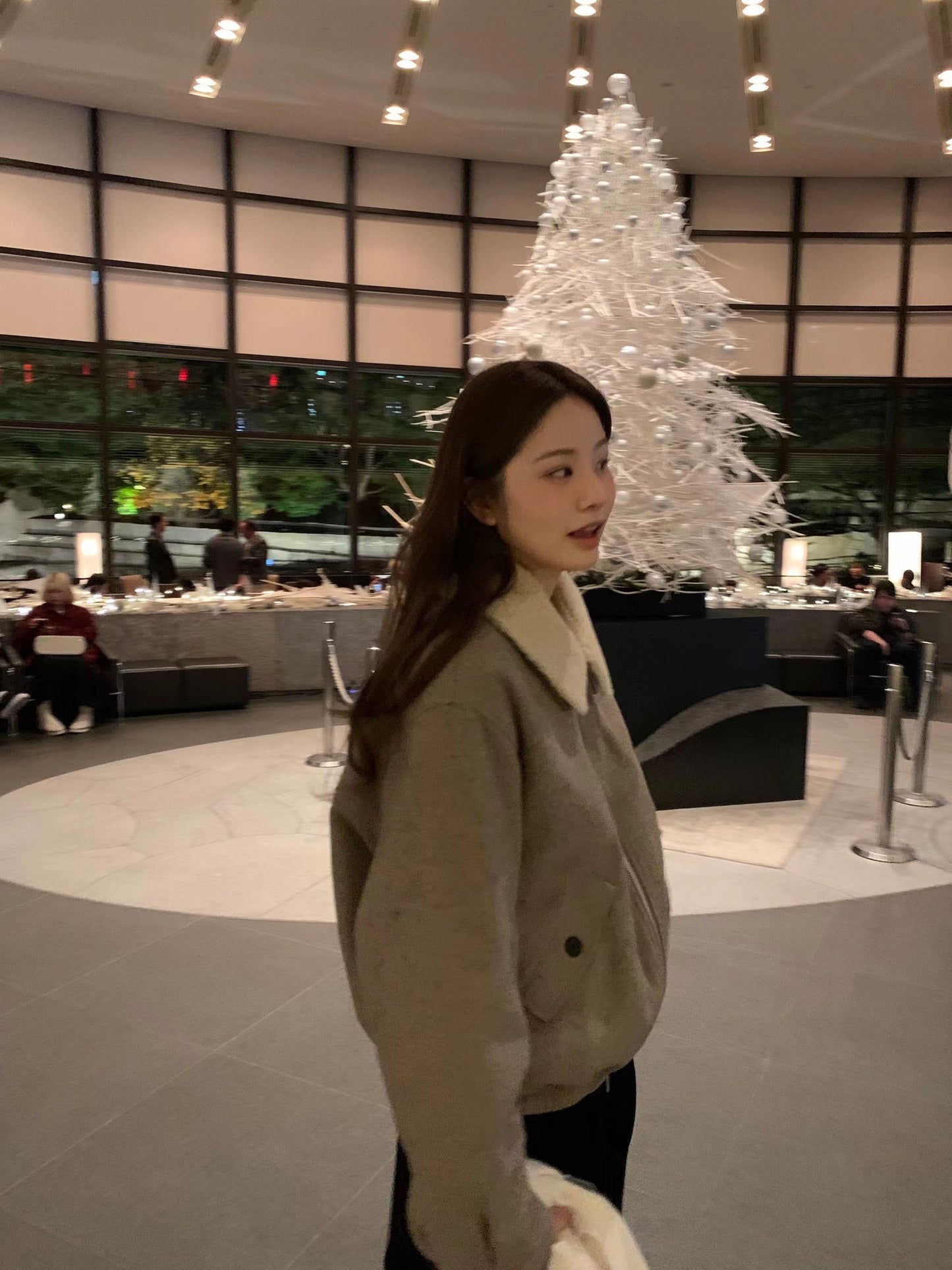 Ounce velvet midi skirt