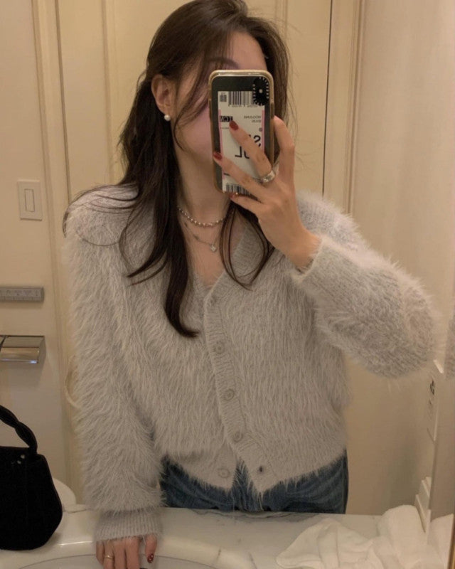 cloud fur cardigan-3col