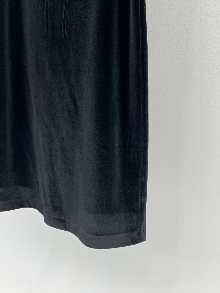 Viola string velvet h-line skirt