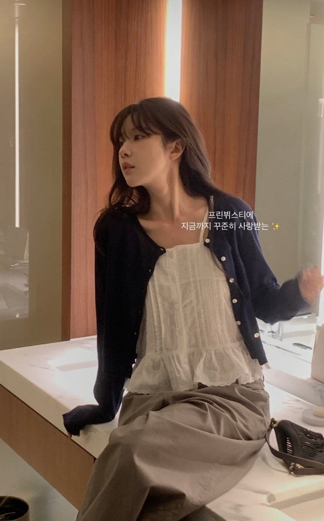 linen cardigan-4col