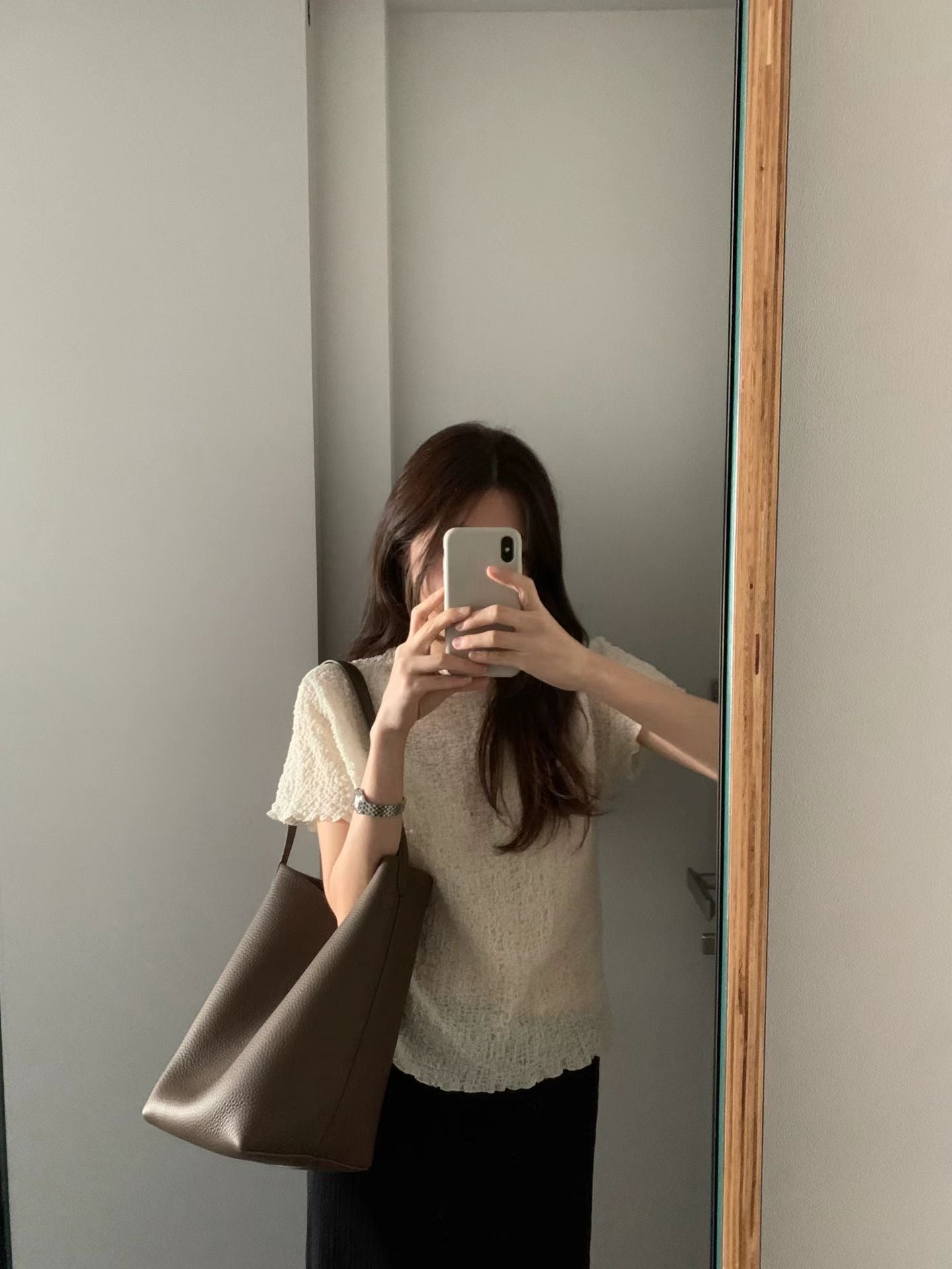 Ounce cloud wrinkle blouse-3col