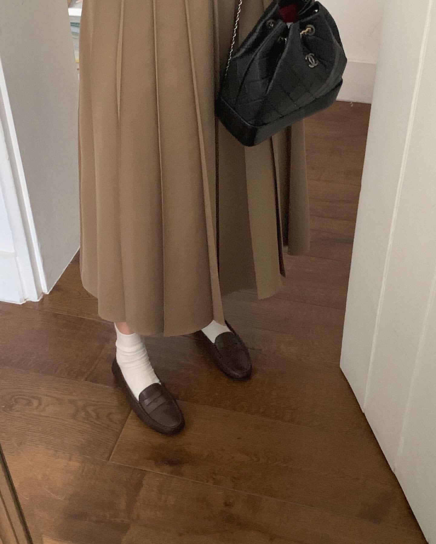 liter kkamiyu pleats skirt-2col